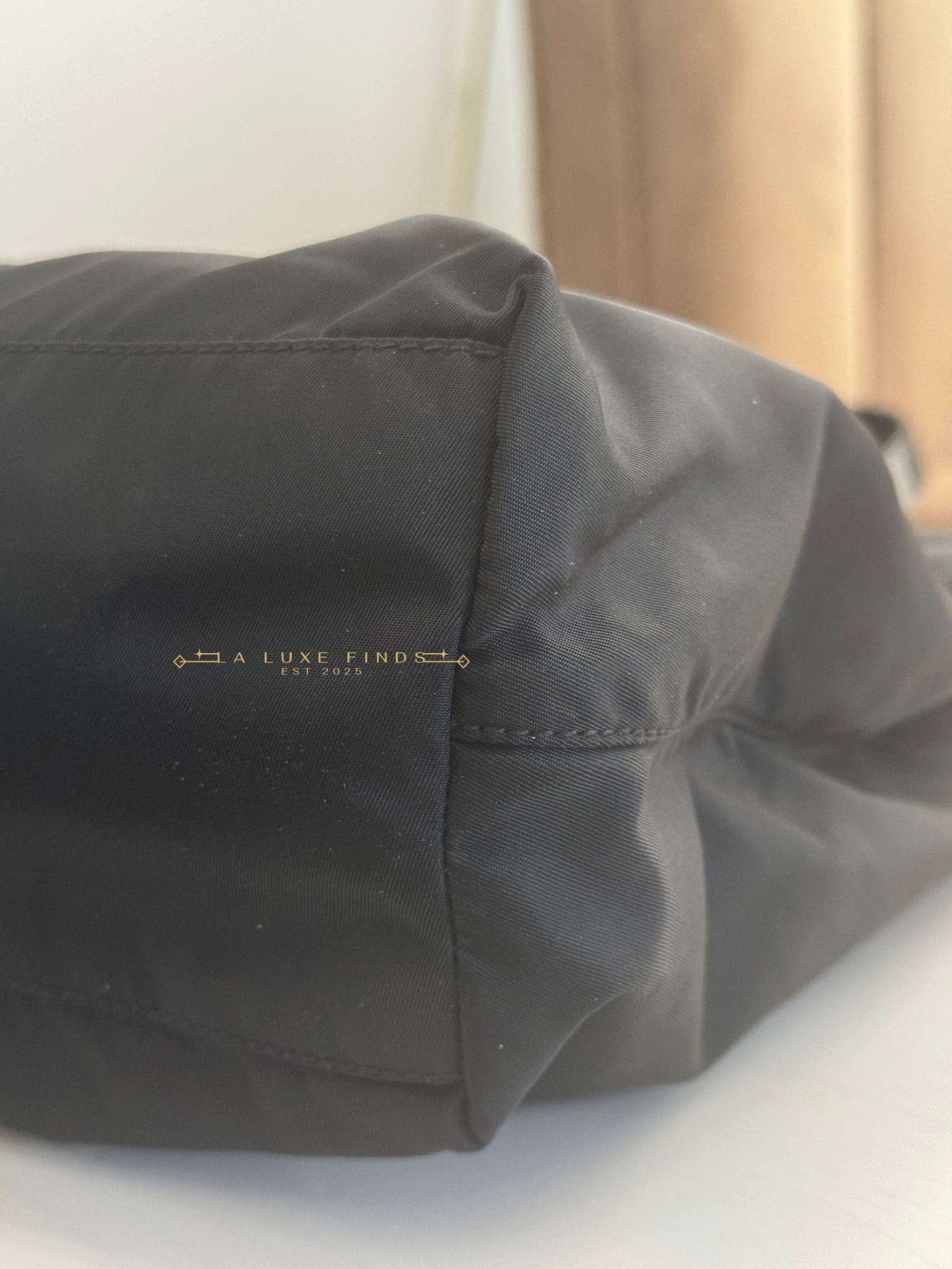 PRADA Tessuto Saffiano Tote Bag