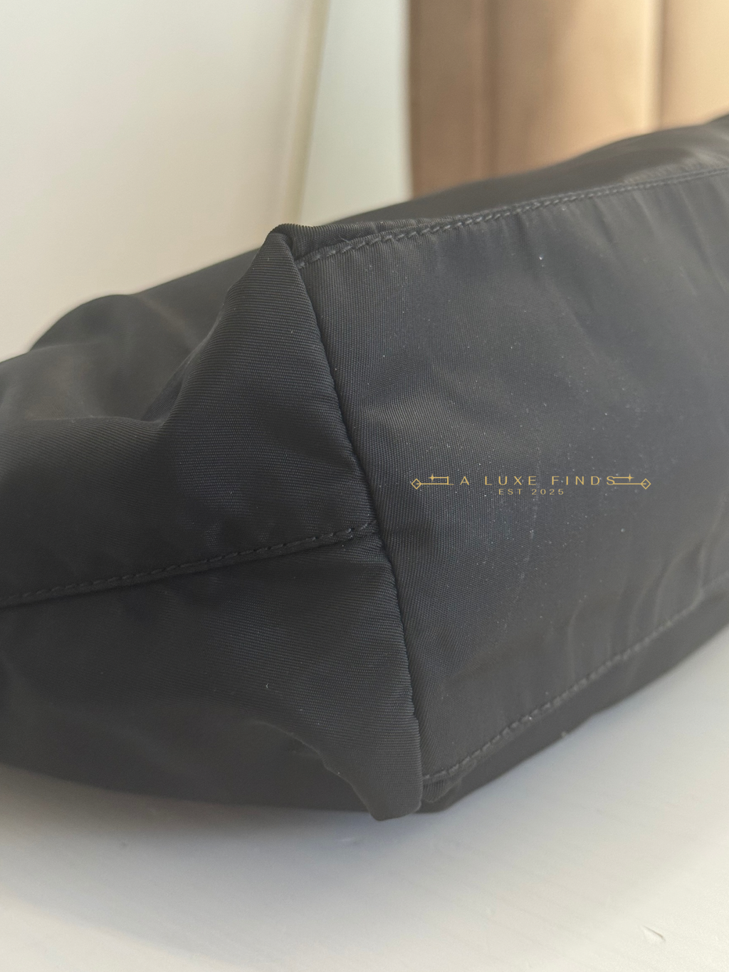 PRADA Tessuto Saffiano Tote Bag