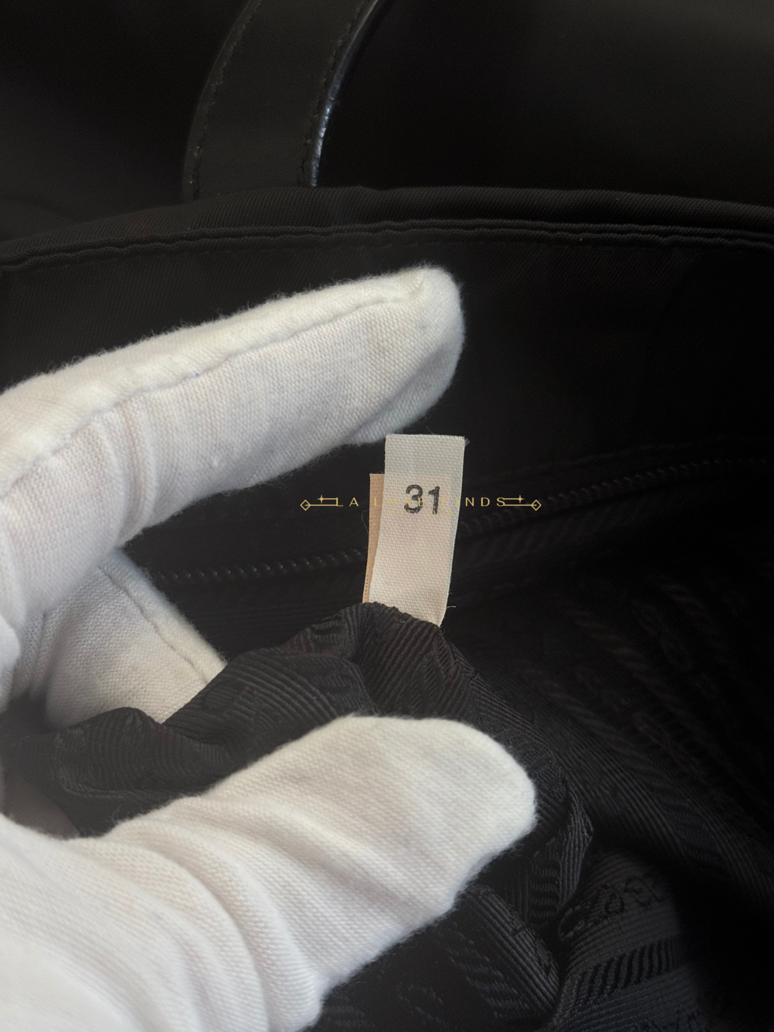 PRADA Tessuto Saffiano Tote Bag