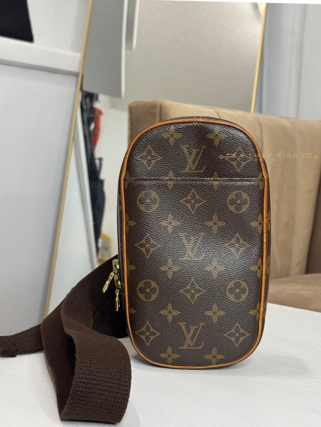 LOUIS VUITTON 2005 Monogram Gange Body Bag