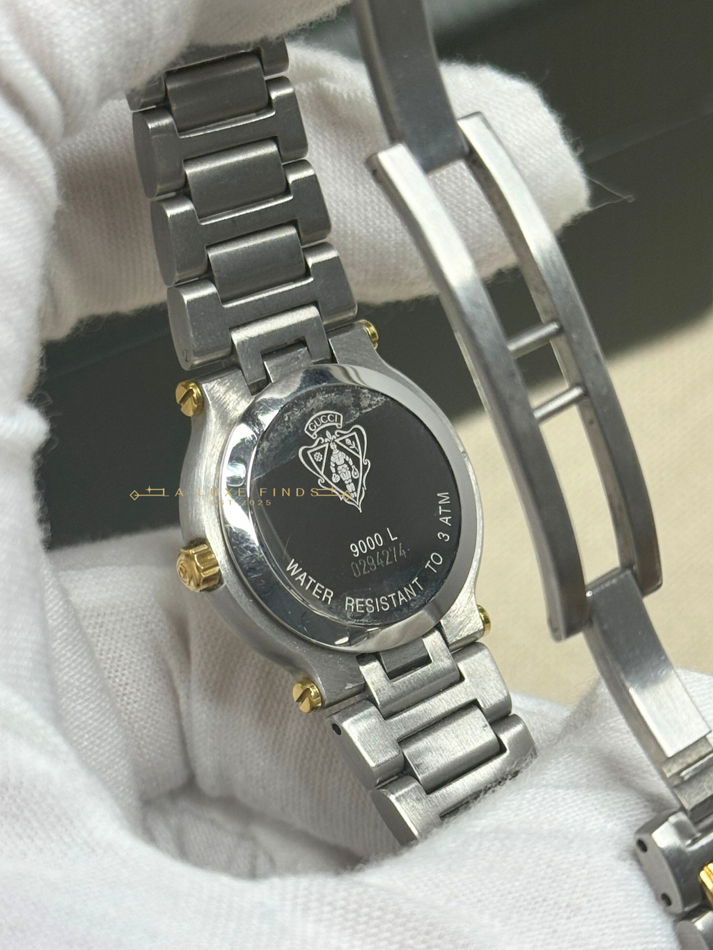 GUCCI 9000L 25mm Two-tone Women's Watch