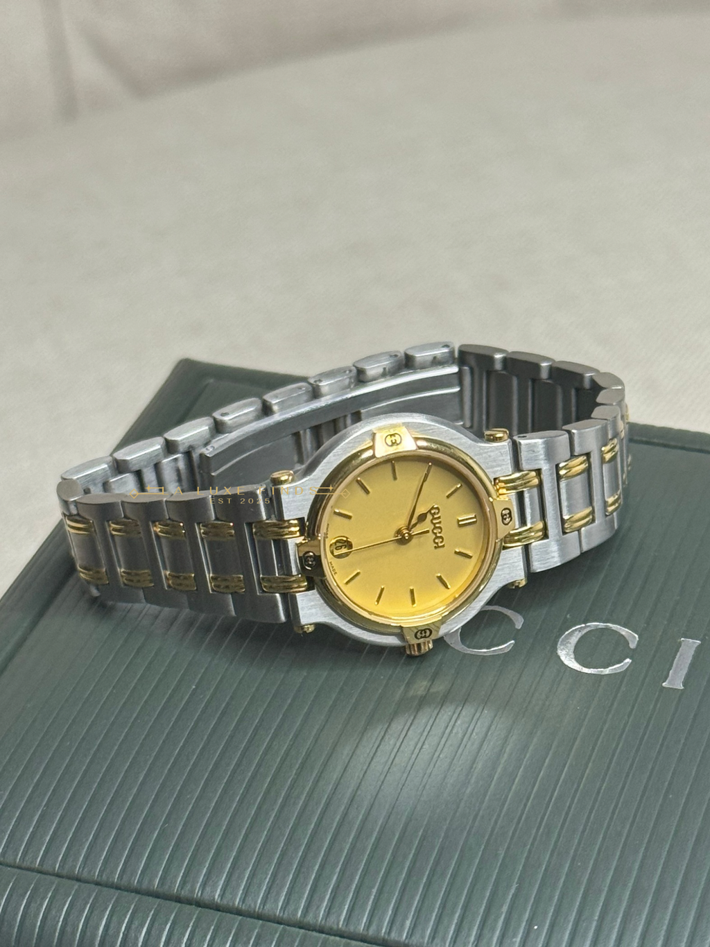 GUCCI 9000L 25mm Two-tone Women's Watch