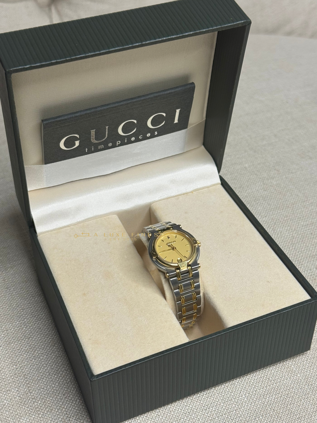 GUCCI 9000L 25mm Two-tone Women's Watch