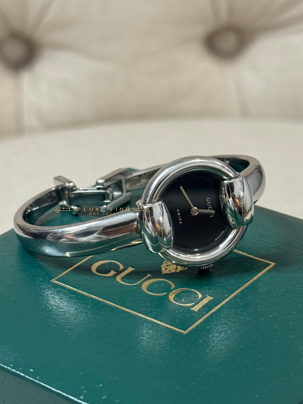 GUCCI 1400L 25mm Women’s Bangle Watch