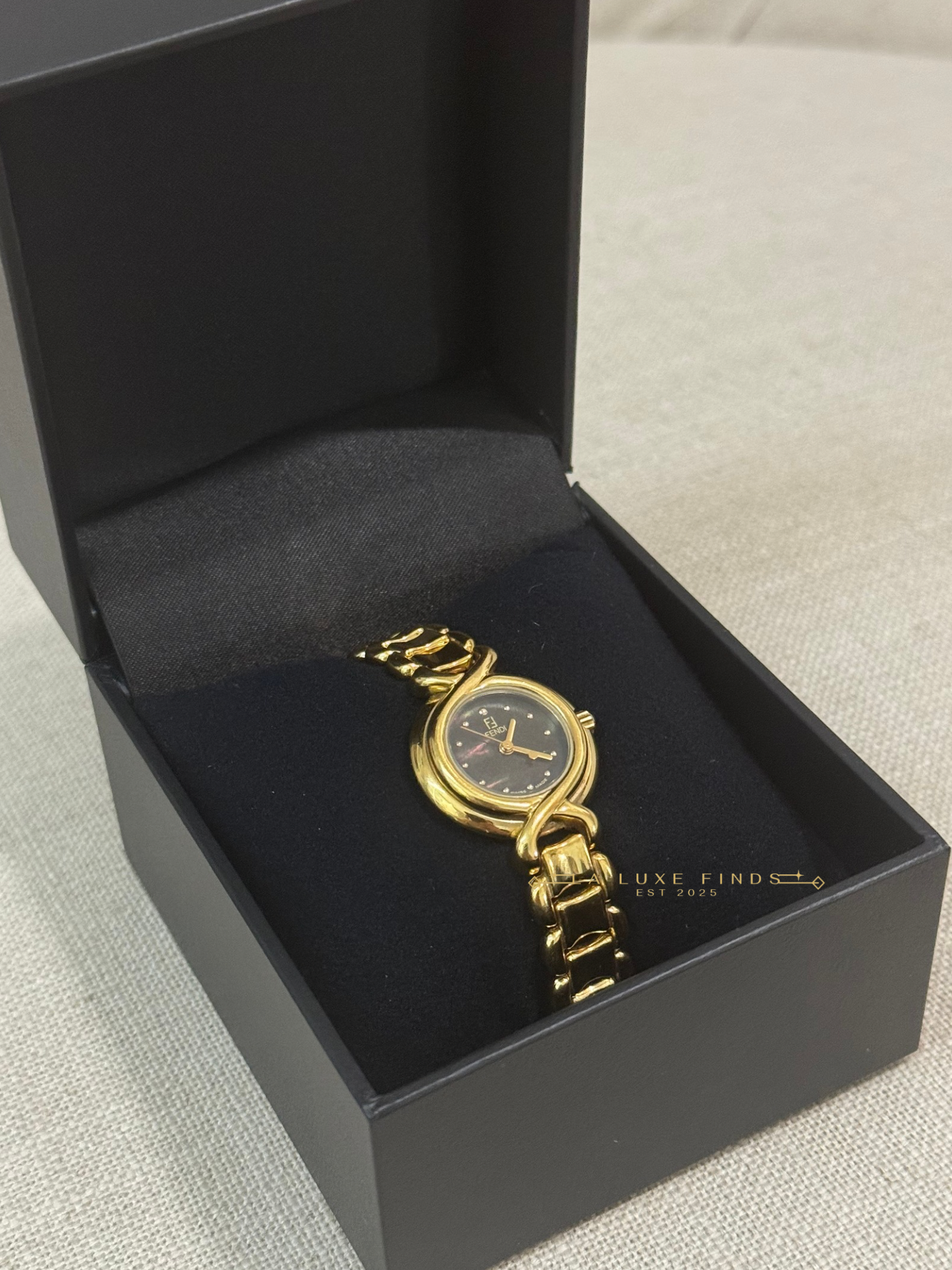 FENDI 700L 25mm Gold Plated Women's Watch