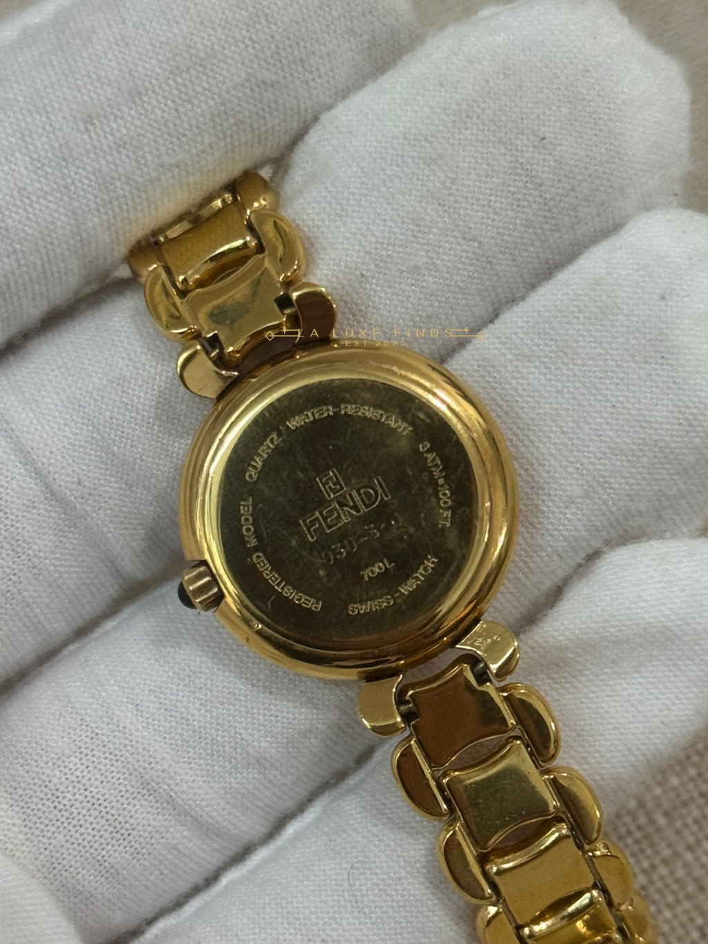 FENDI 700L 25mm Gold Plated Women's Watch