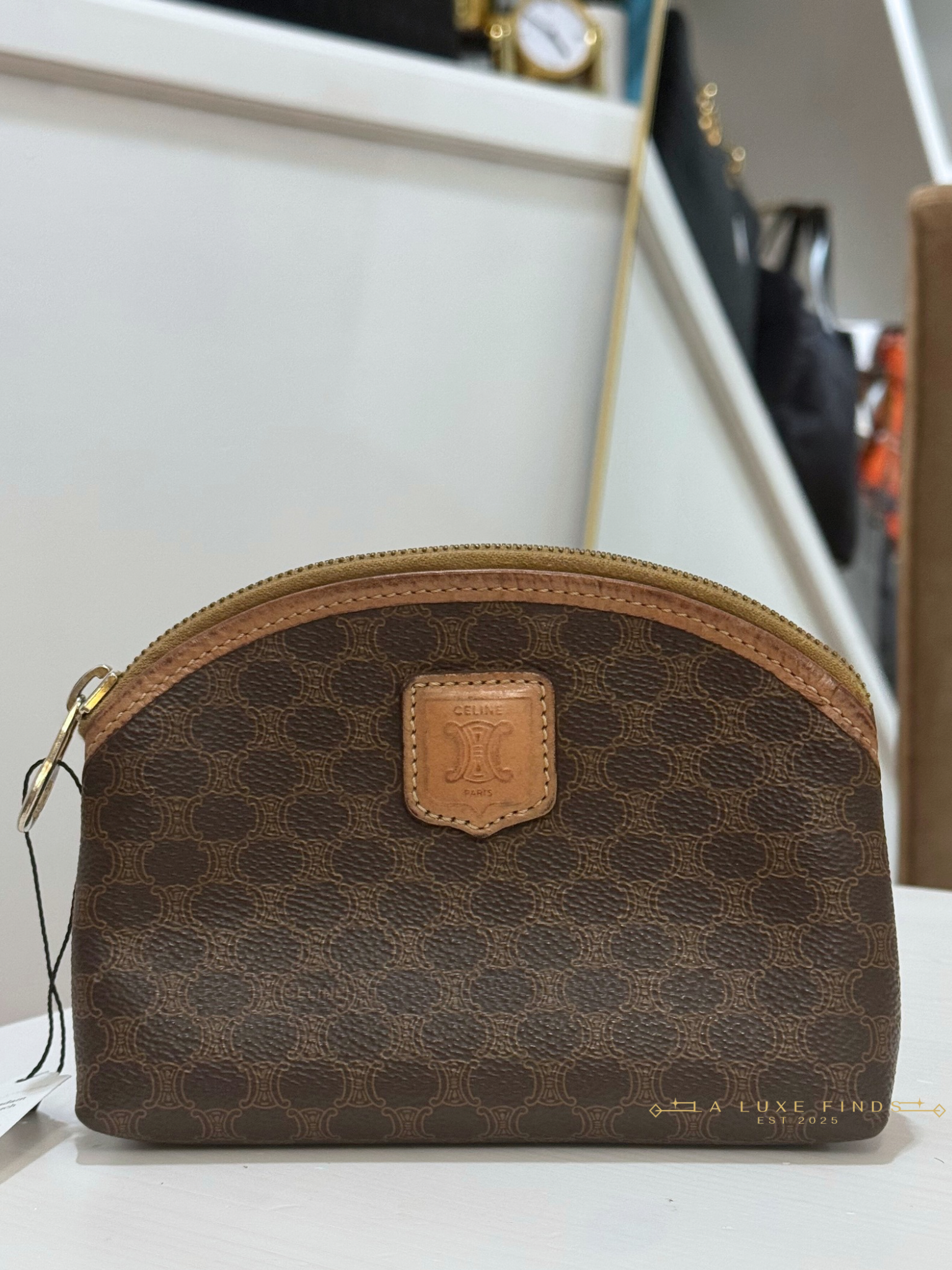 CELINE Macadam Cosmetic Pouch