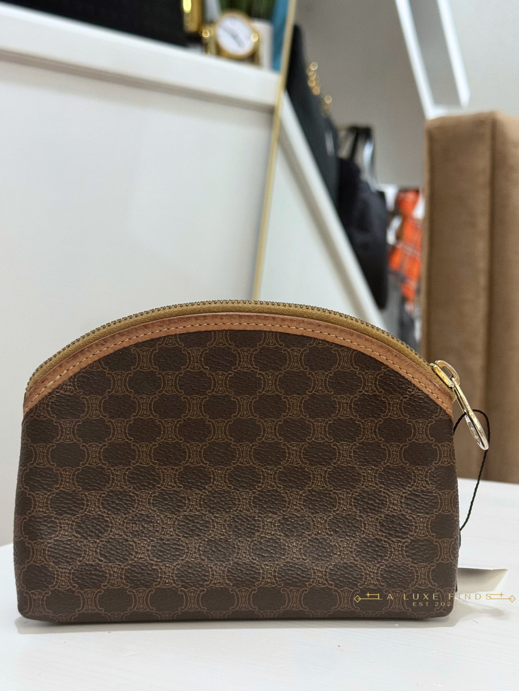 CELINE Macadam Cosmetic Pouch