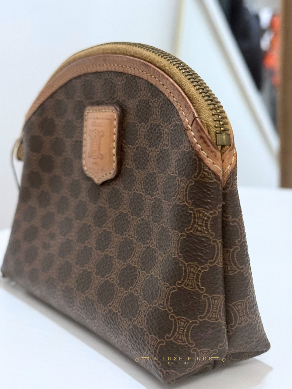 CELINE Macadam Cosmetic Pouch