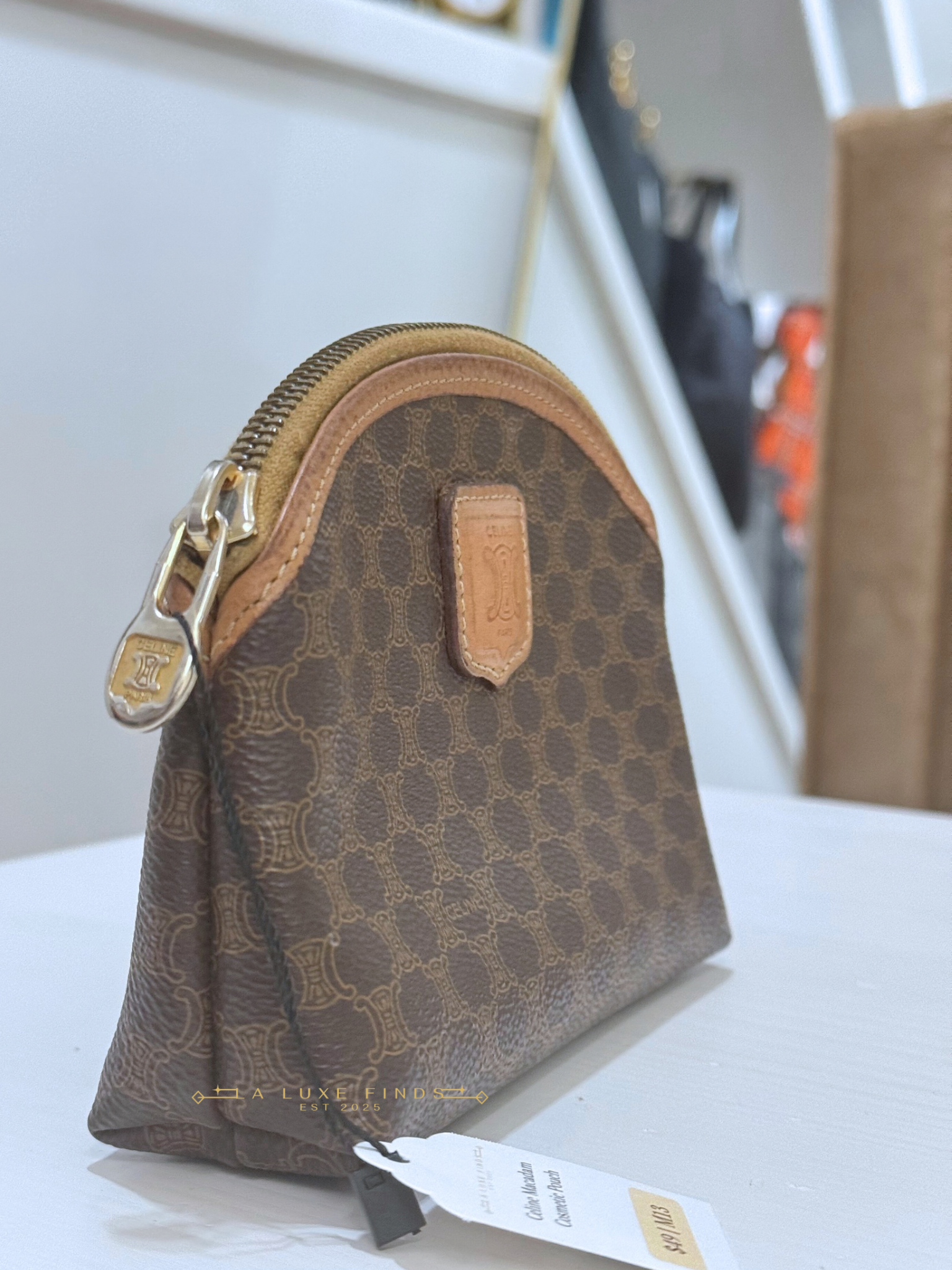 CELINE Macadam Cosmetic Pouch