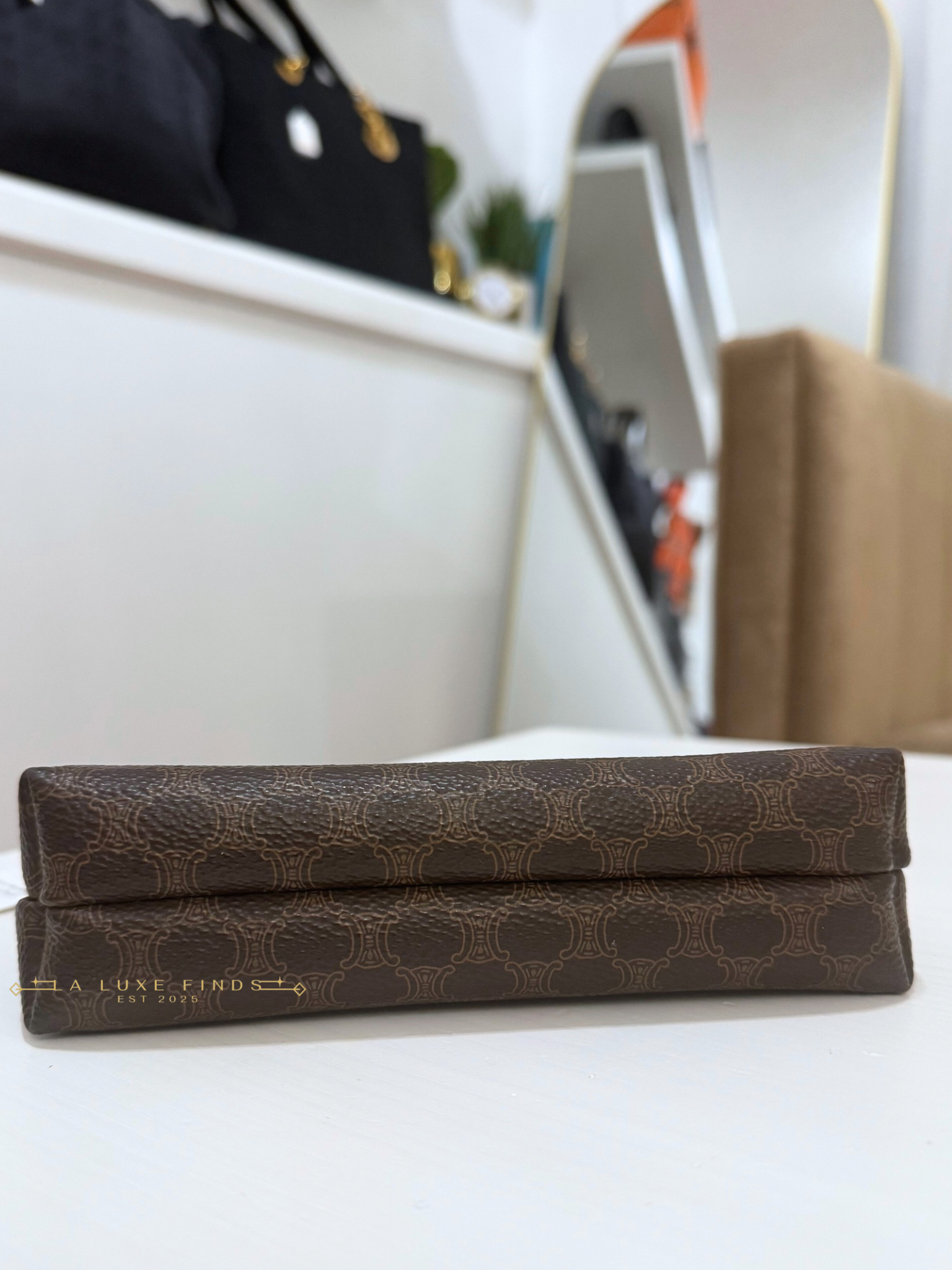 CELINE Macadam Cosmetic Pouch