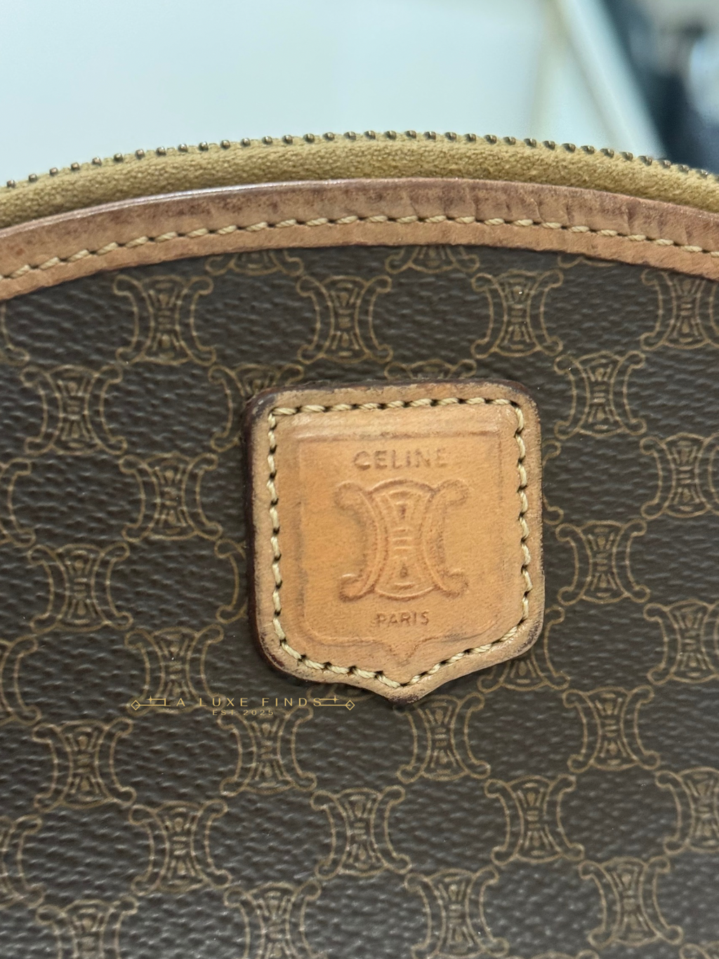 CELINE Macadam Cosmetic Pouch