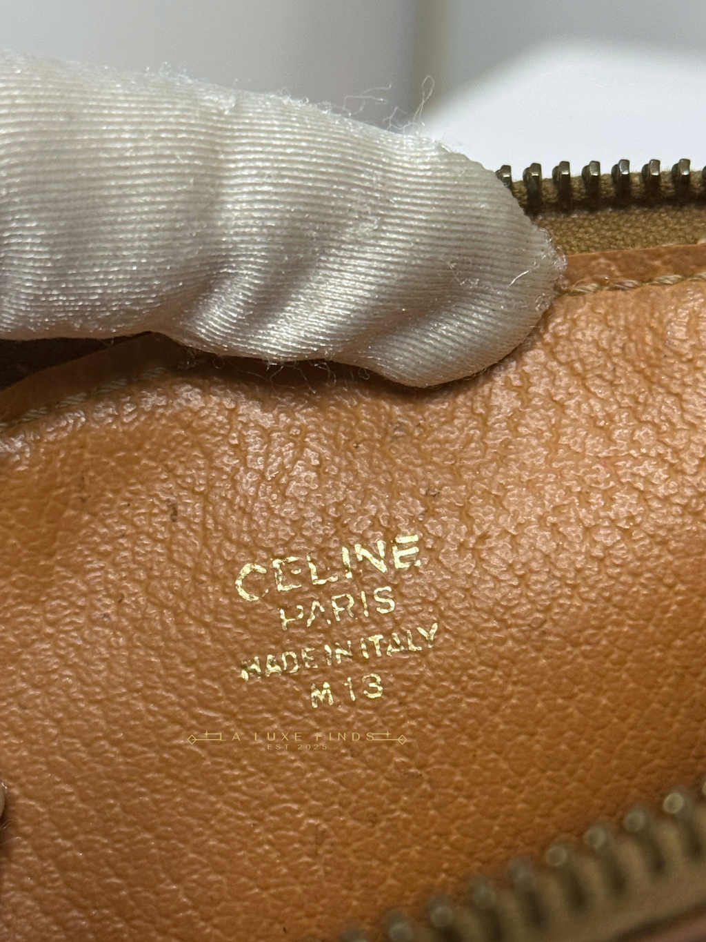 CELINE Macadam Cosmetic Pouch