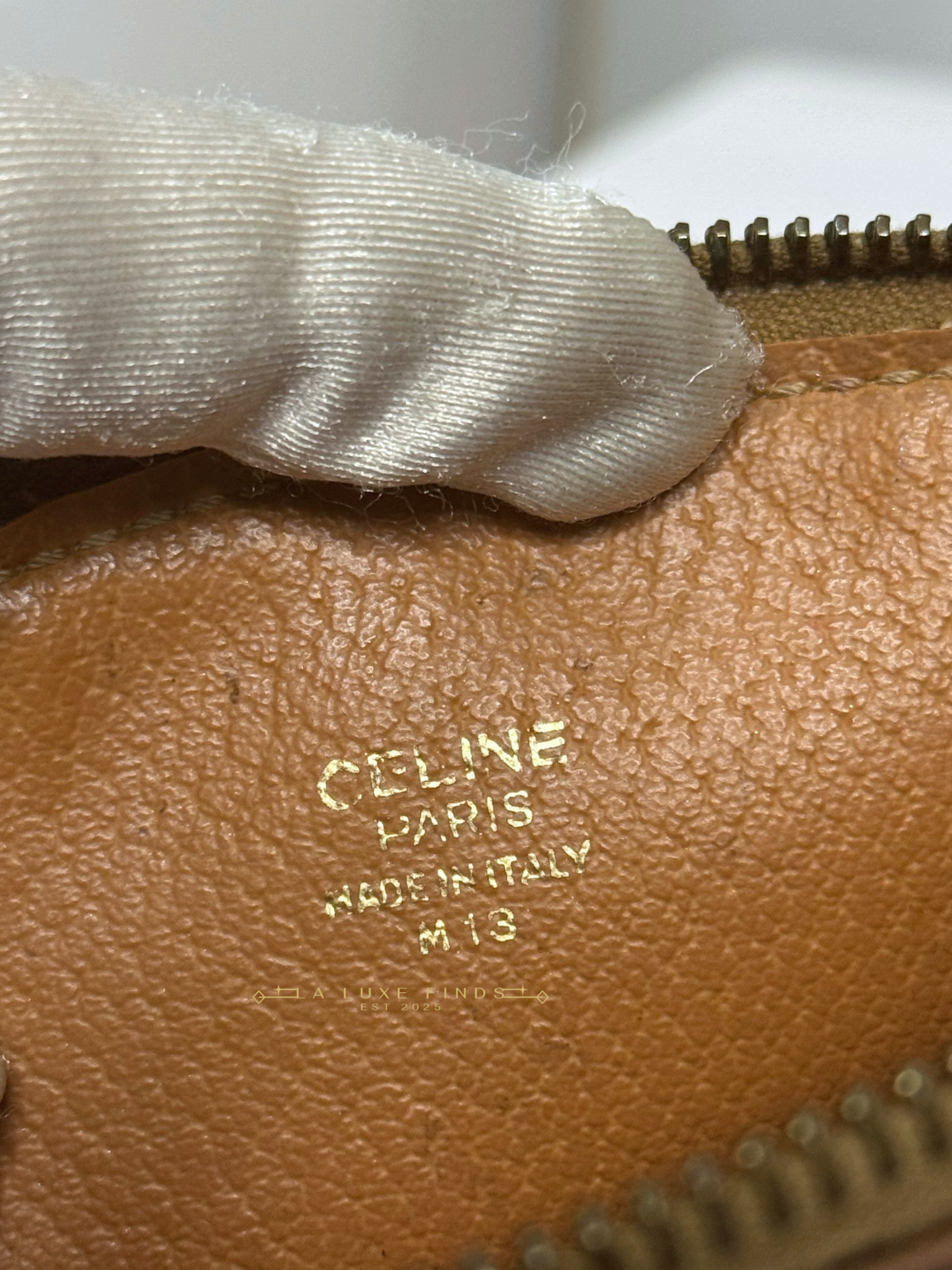 CELINE Macadam Cosmetic Pouch