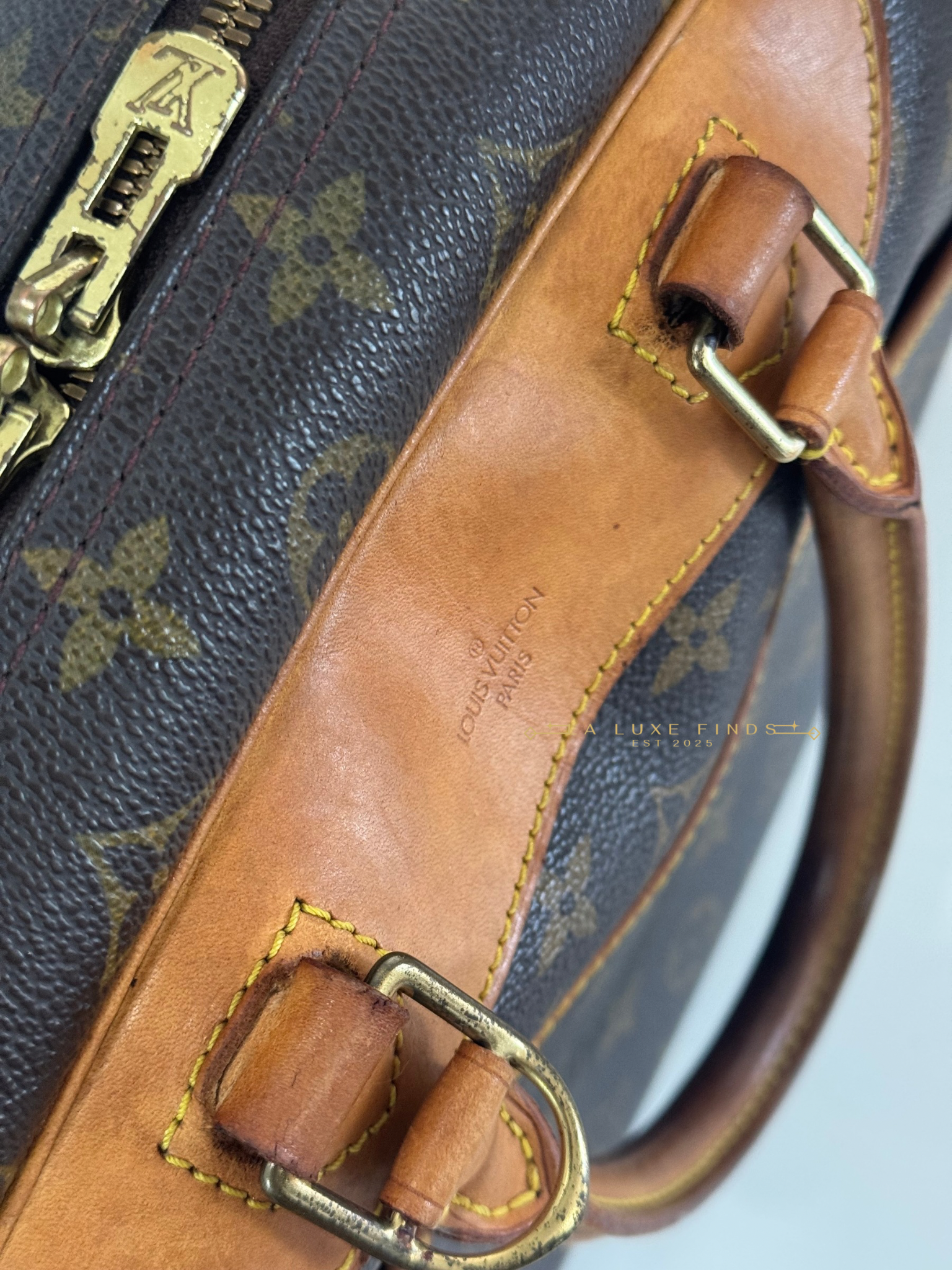 LOUIS VUITTON 1999 Monogram Deauville Handbag