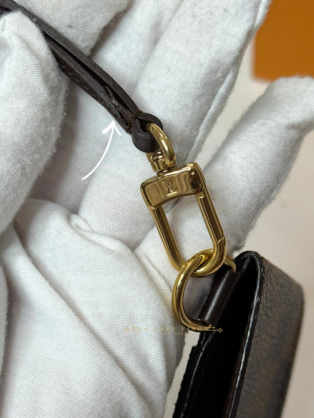 LOUIS VUITTON 2008 Damier Ebene ID Card Holder with Strap