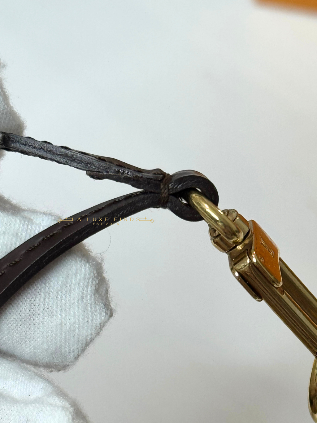 LOUIS VUITTON 2008 Damier Ebene ID Card Holder with Strap