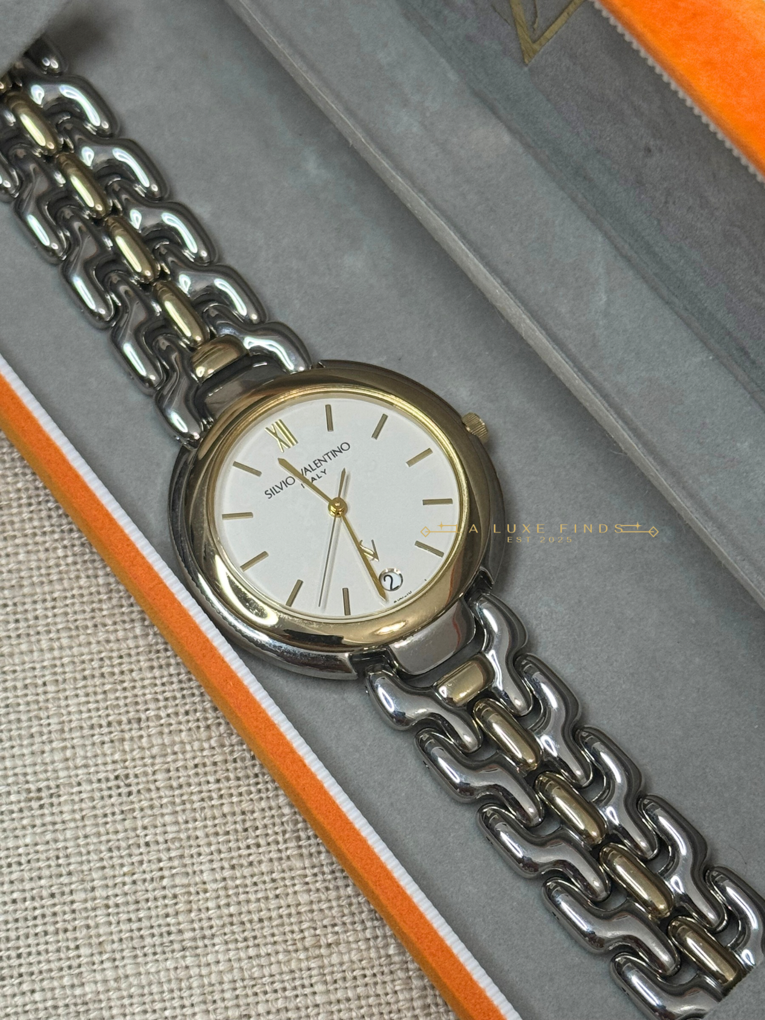 SILVIO VALENTINO 34mm Two-tone Women's Watch