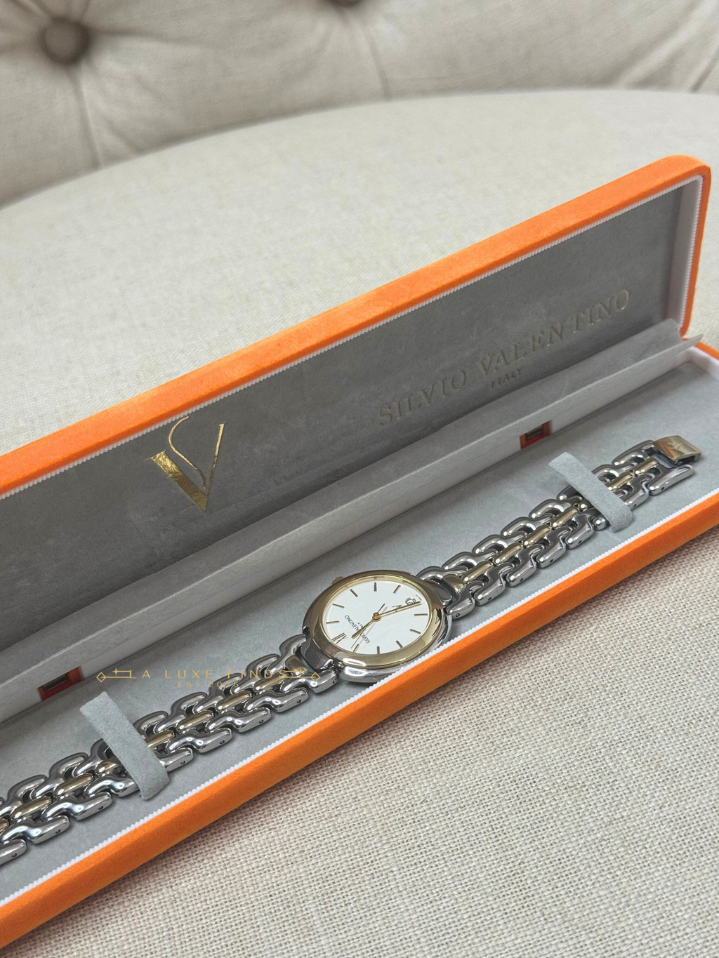 SILVIO VALENTINO 34mm Two-tone Women's Watch
