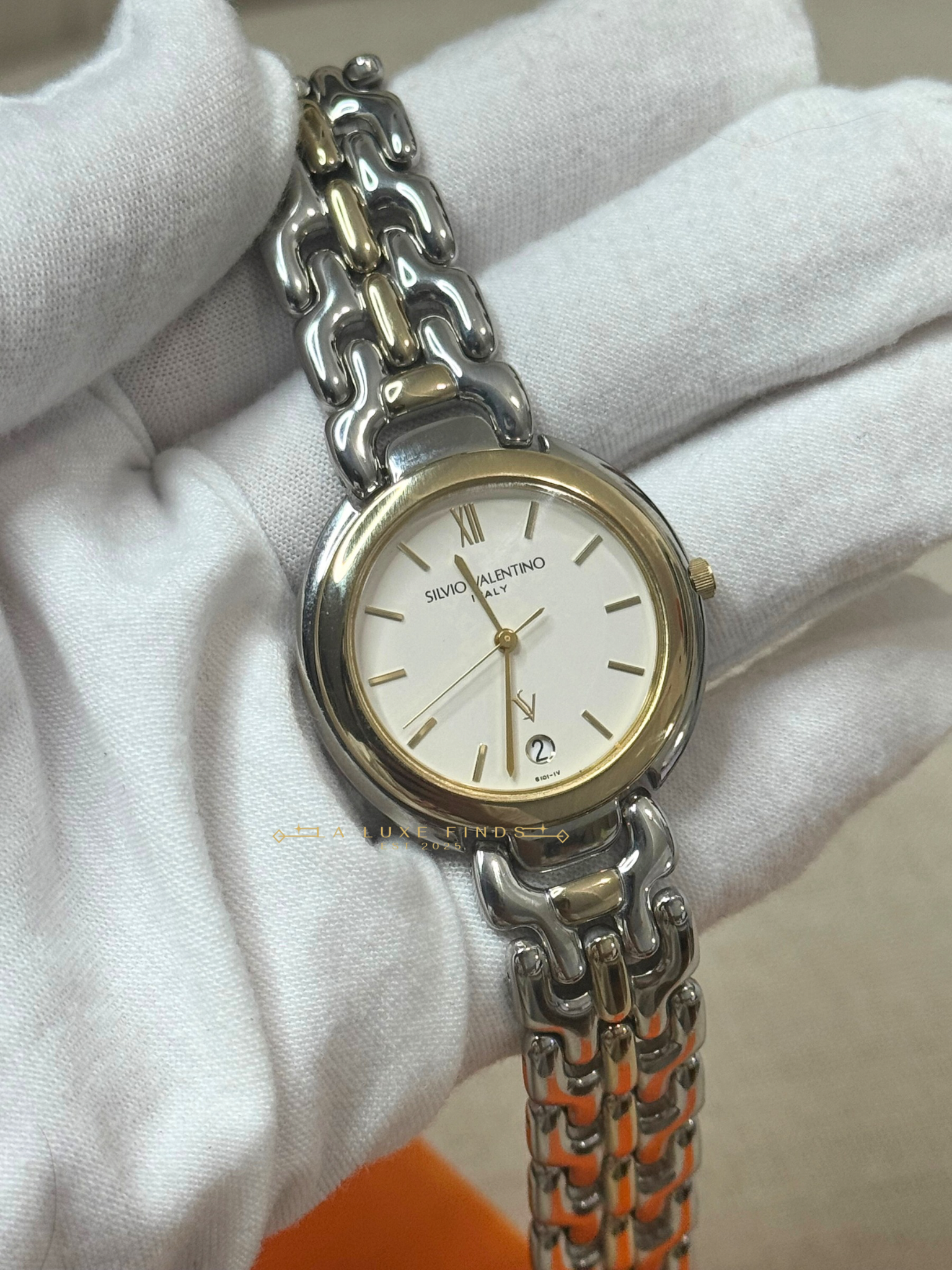 SILVIO VALENTINO 34mm Two-tone Women's Watch