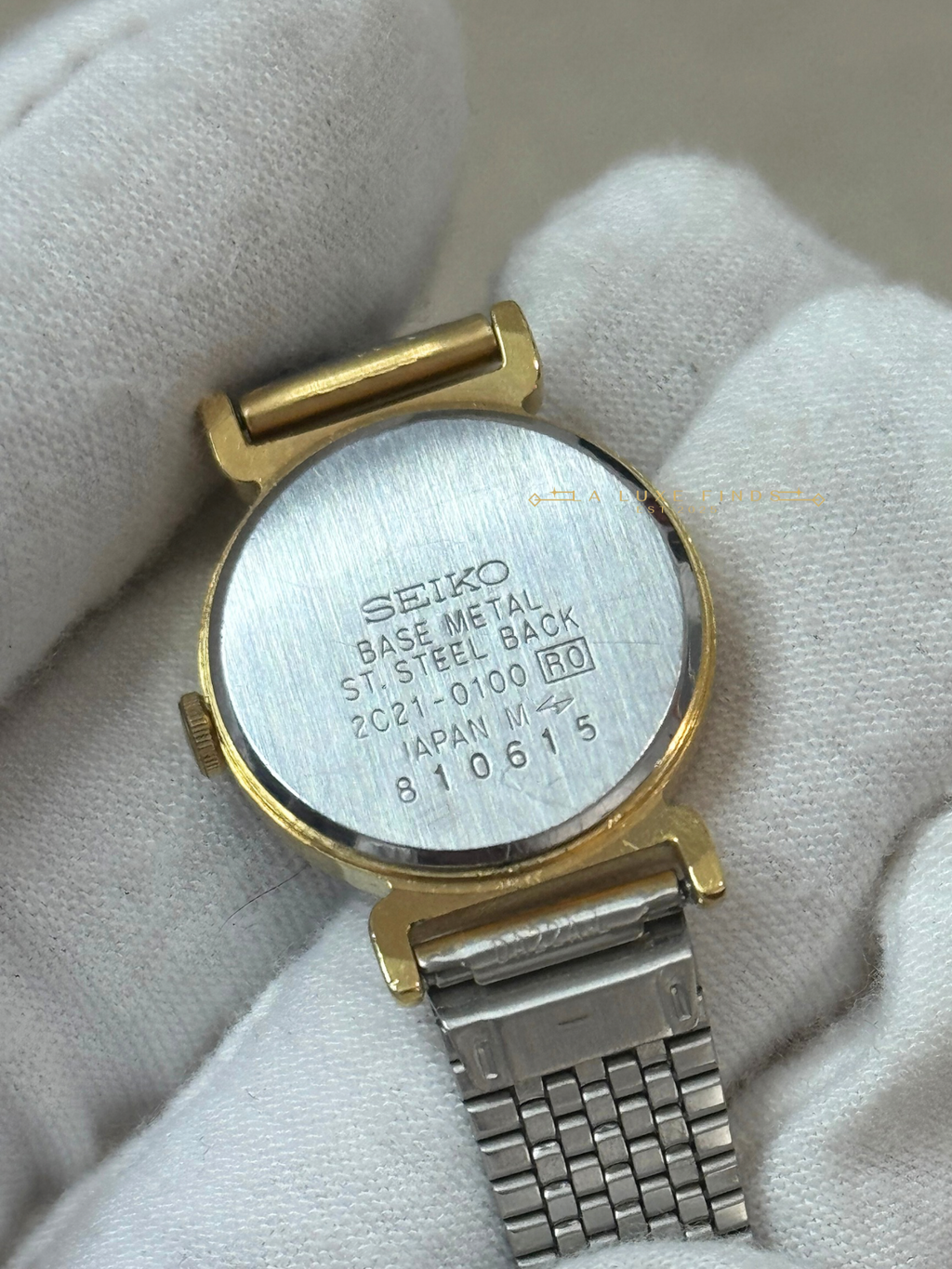 SEIKO 2C21-0100 20mm Women’s Watch