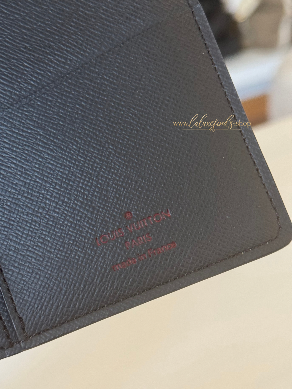 LOUIS VUITTON 2019 Damier Ebene Brazza Long Wallet