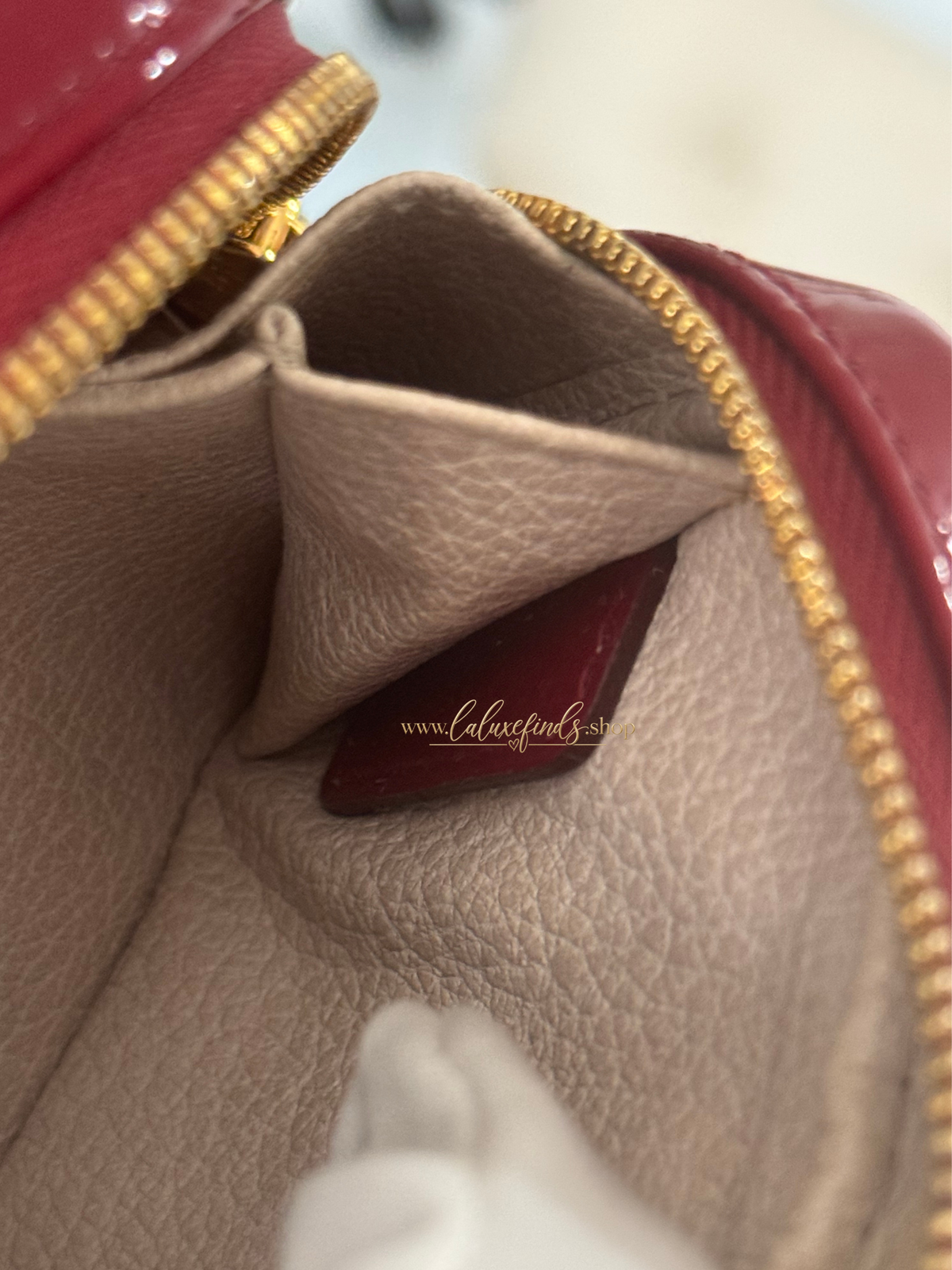 DIOR Caro Patent Cosmetic Pouch