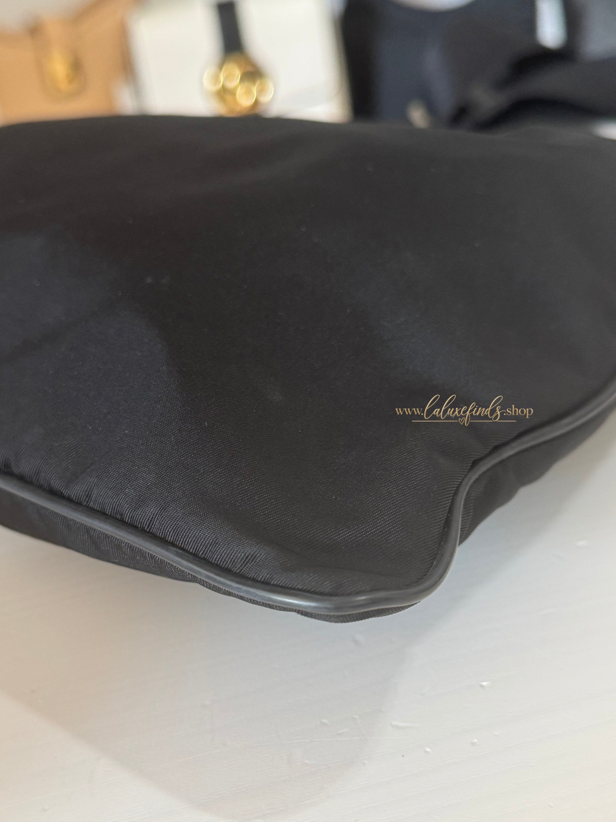 PRADA Triangle Logo Crossbody Bag