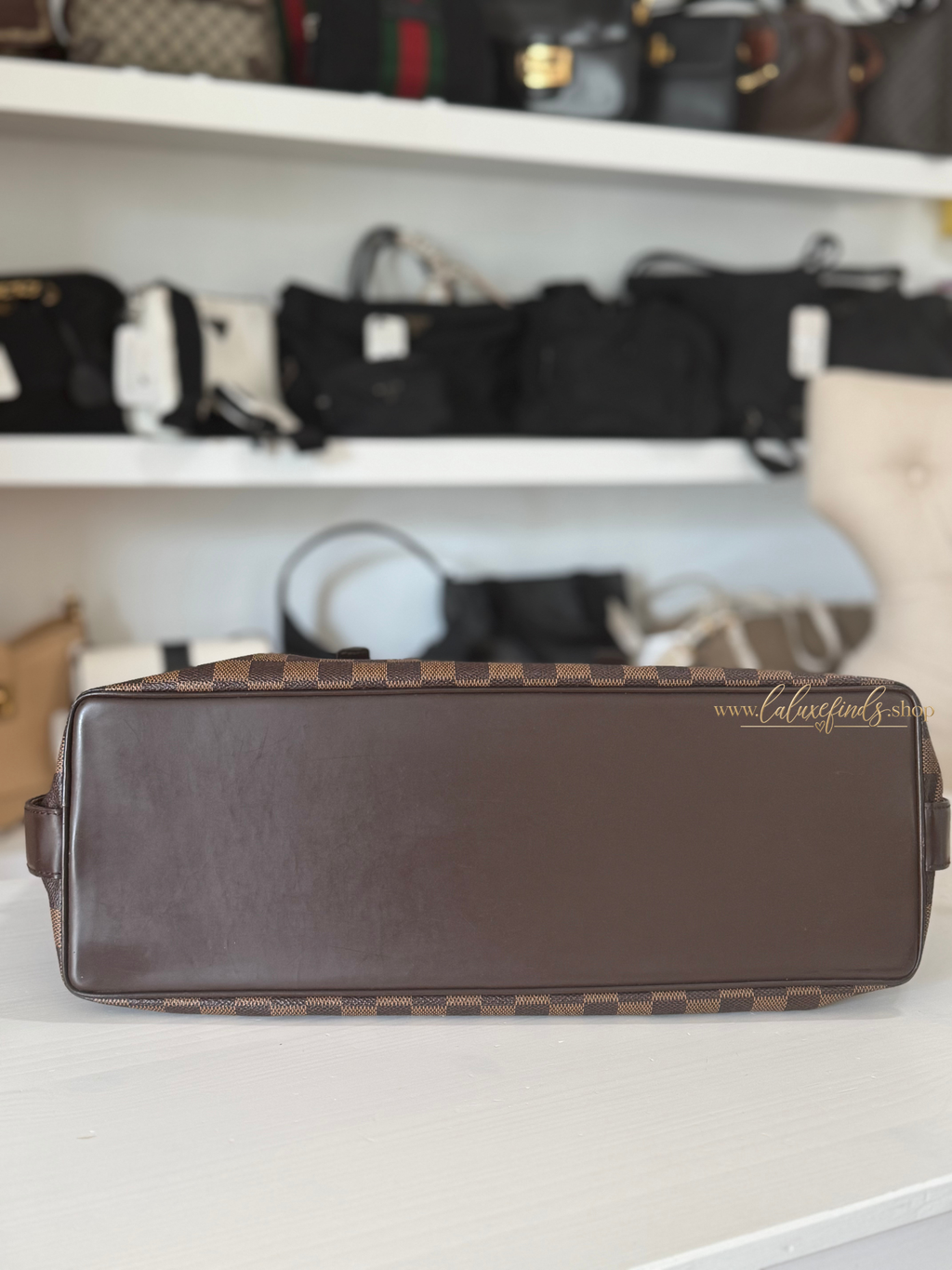 LOUIS VUITTON 2006 Damier Ebene Chelsea Tote