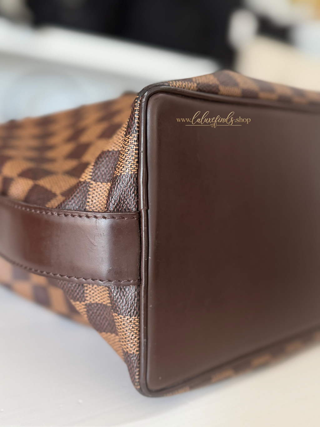 LOUIS VUITTON 2006 Damier Ebene Chelsea Tote