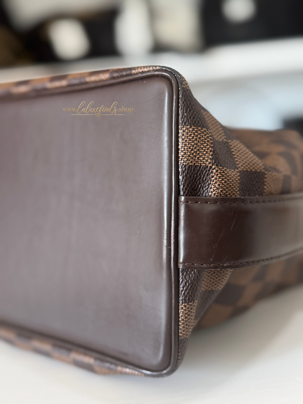 LOUIS VUITTON 2006 Damier Ebene Chelsea Tote