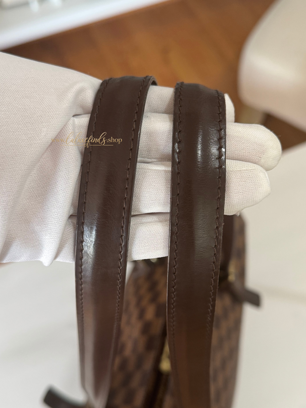 LOUIS VUITTON 2006 Damier Ebene Chelsea Tote