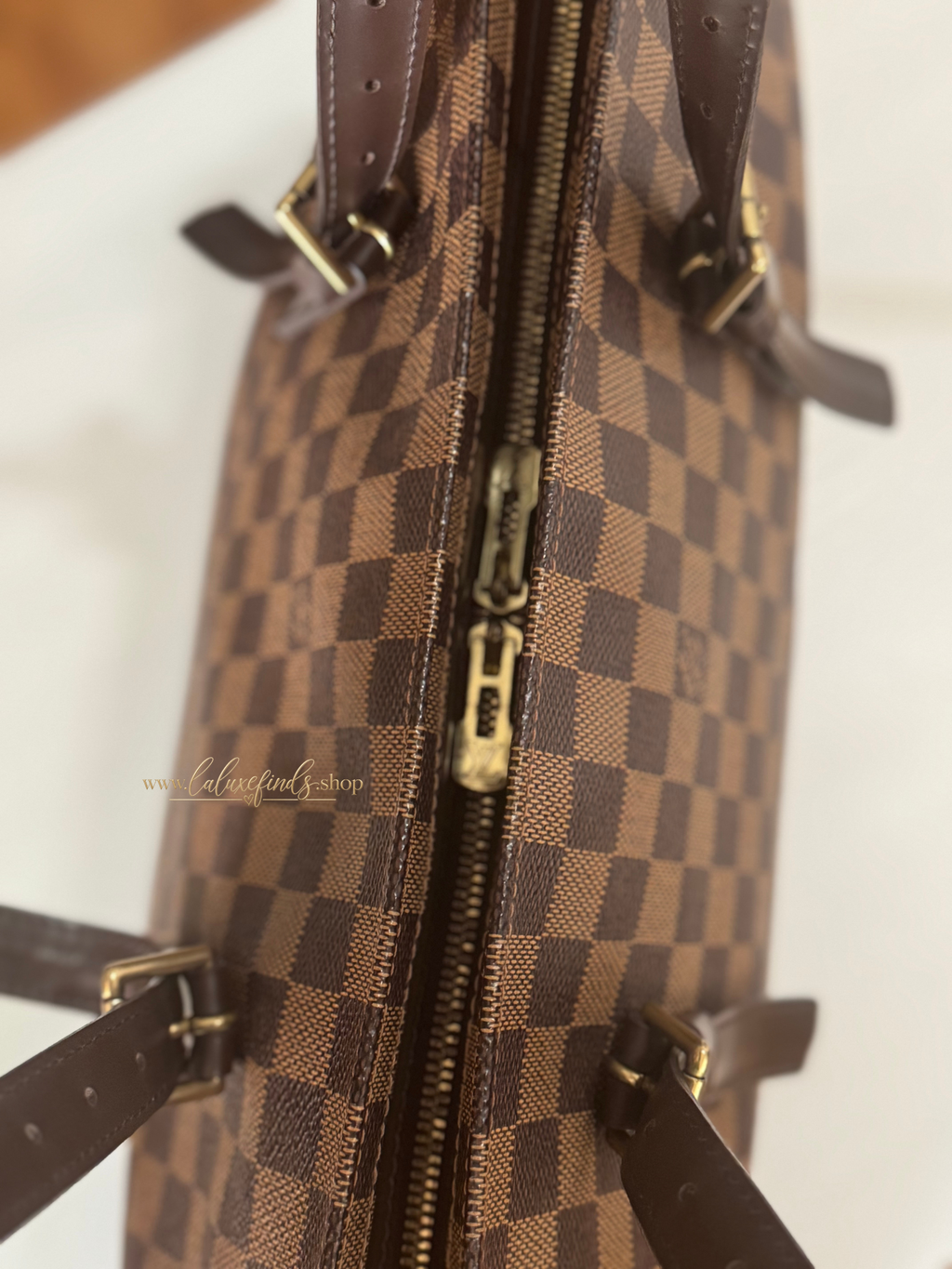 LOUIS VUITTON 2006 Damier Ebene Chelsea Tote