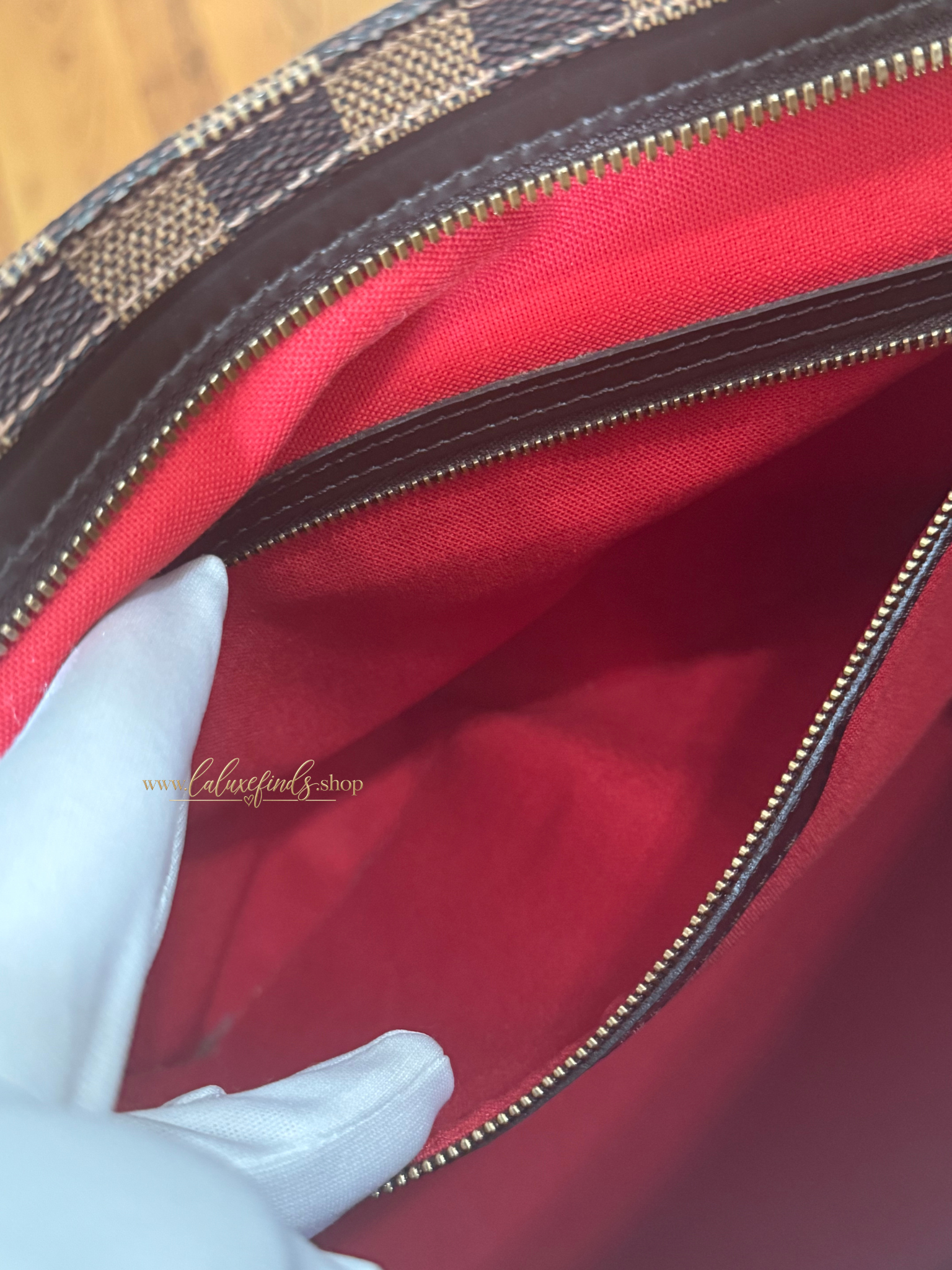 LOUIS VUITTON 2006 Damier Ebene Chelsea Tote