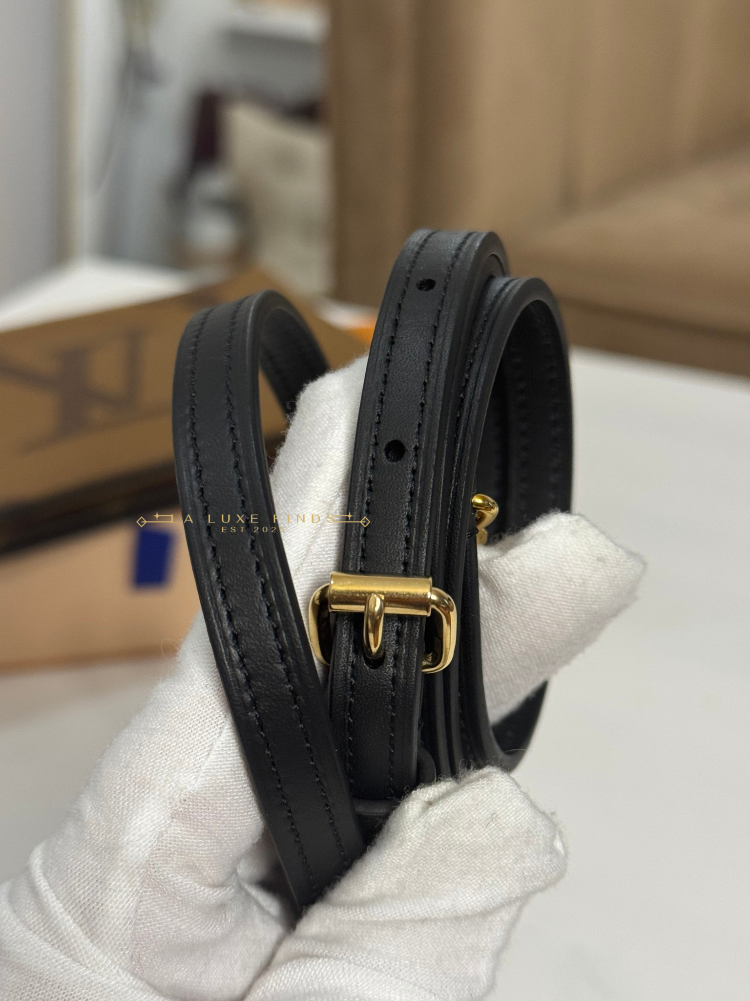 LOUIS VUITTON Double Zip Pochette Reverse Monogram Giant