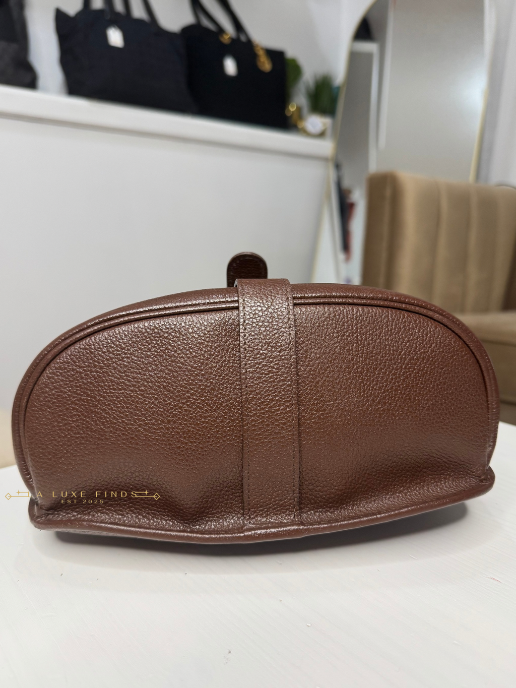 YSL Vintage Brown Crossbody Bag