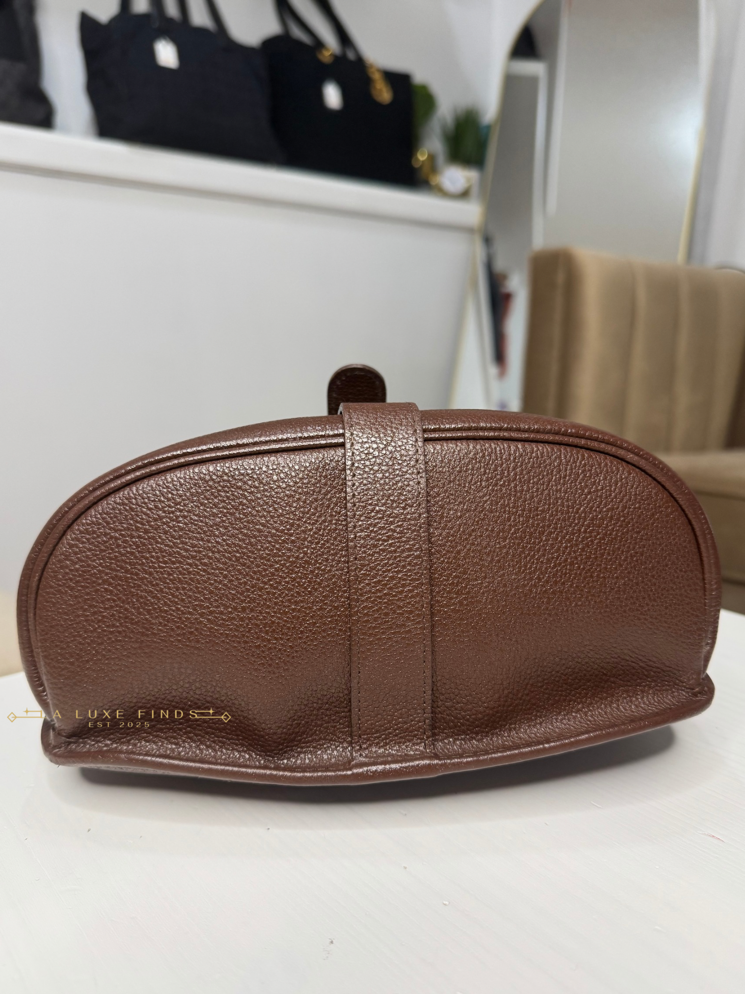 YSL Vintage Brown Crossbody Bag