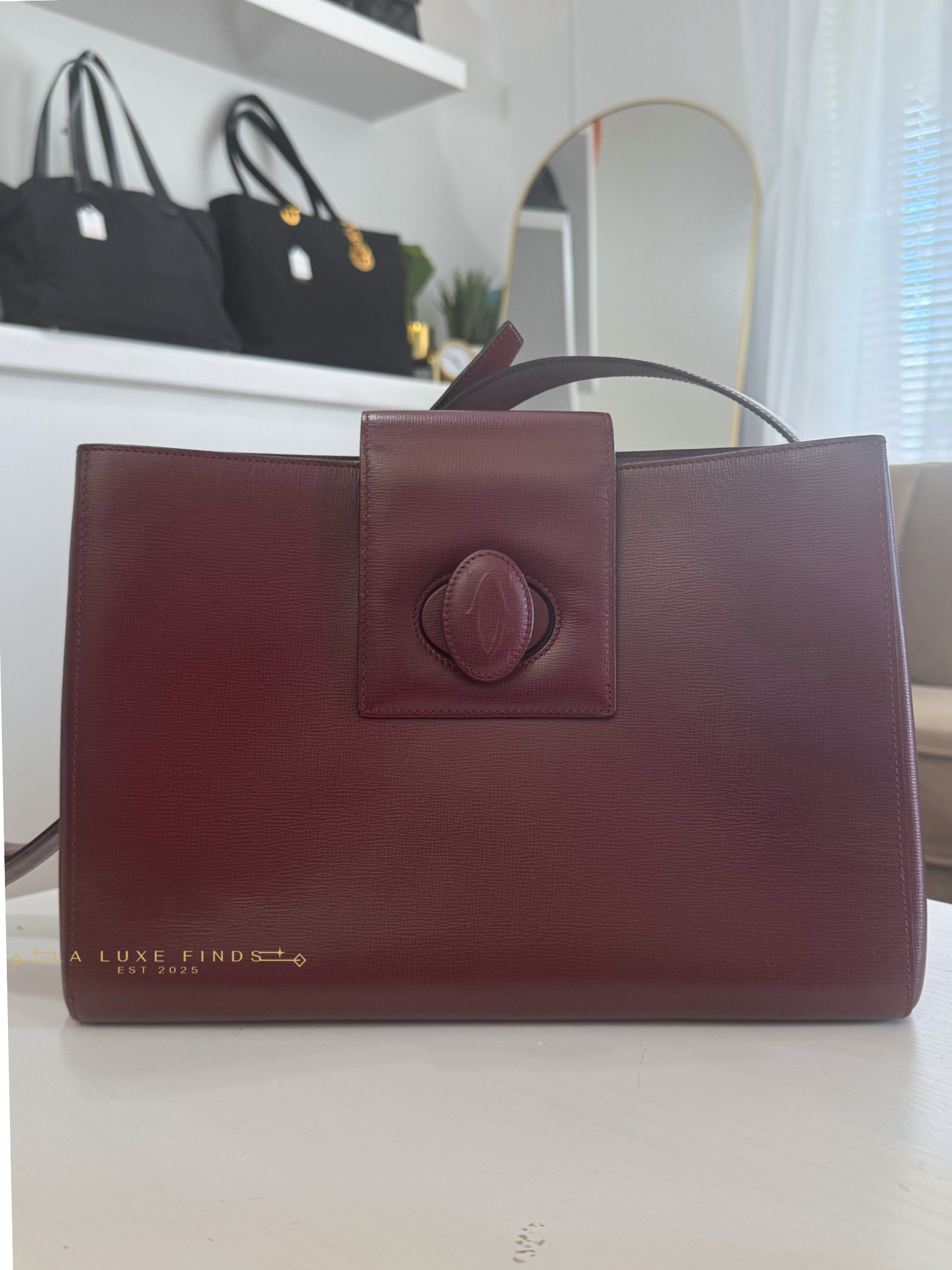 CARTIER Mustline Turn Lock Crossbody Bag