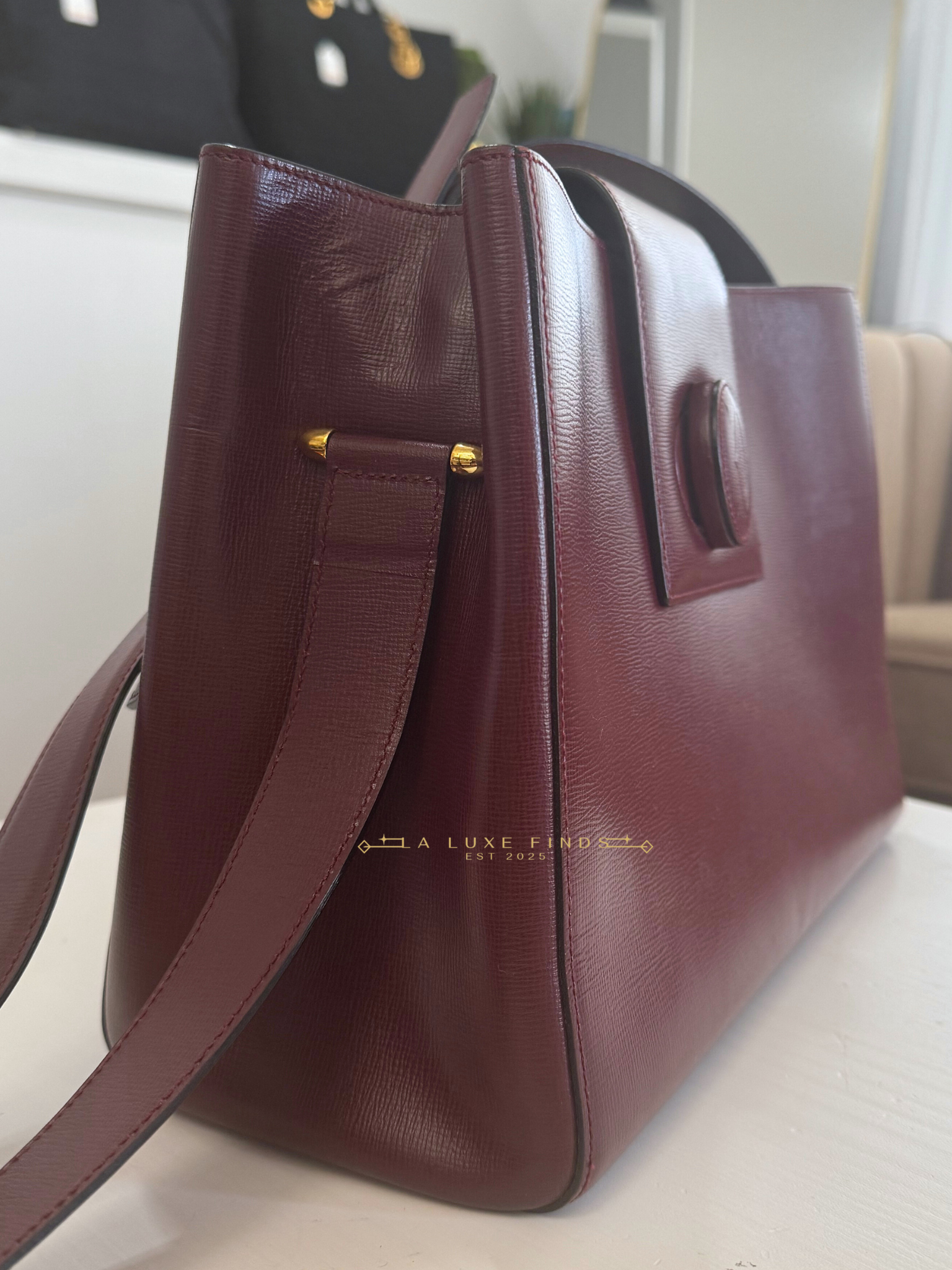 CARTIER Mustline Turn Lock Crossbody Bag