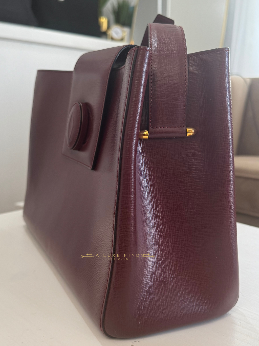 CARTIER Mustline Turn Lock Crossbody Bag