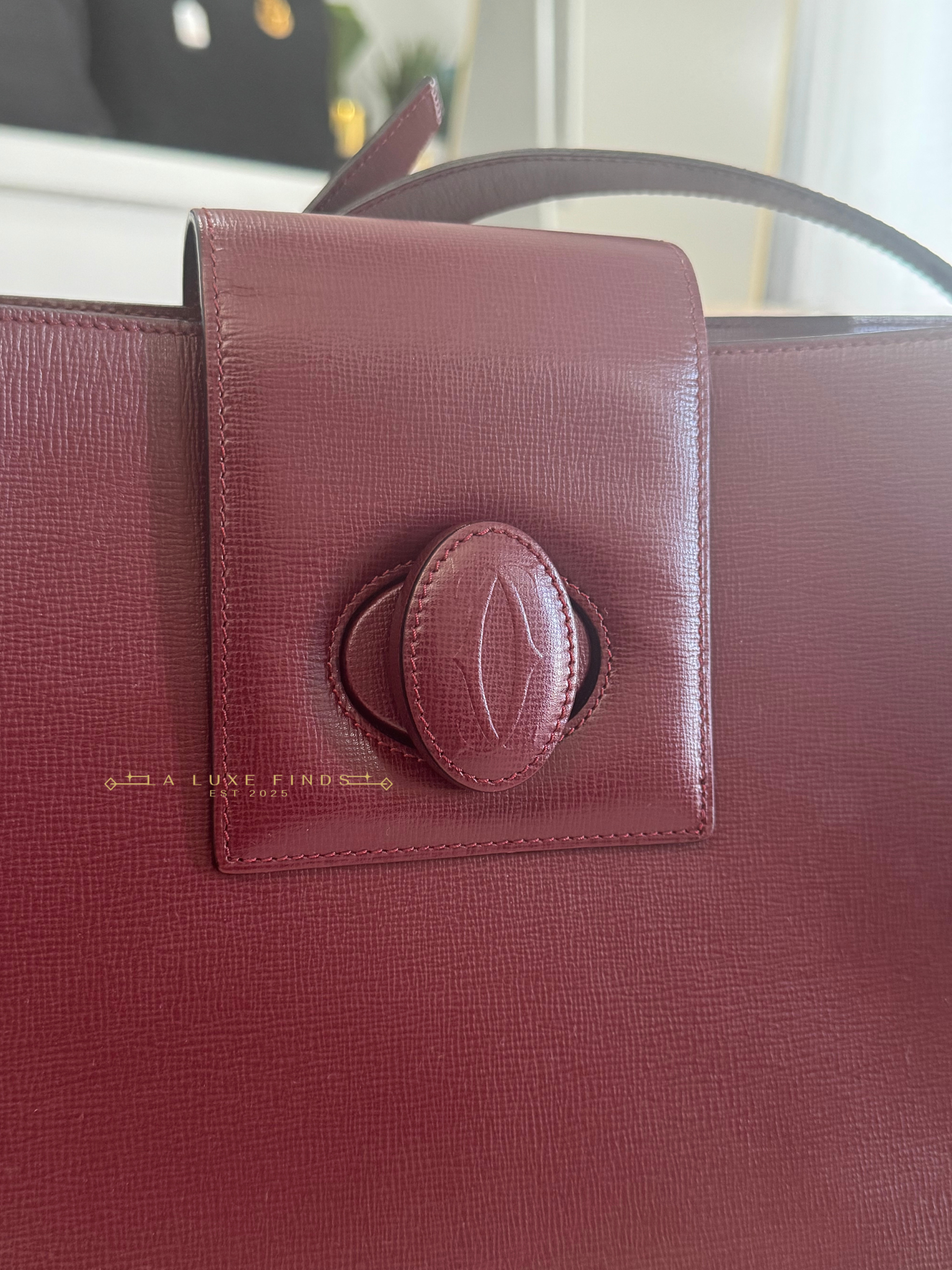CARTIER Mustline Turn Lock Crossbody Bag