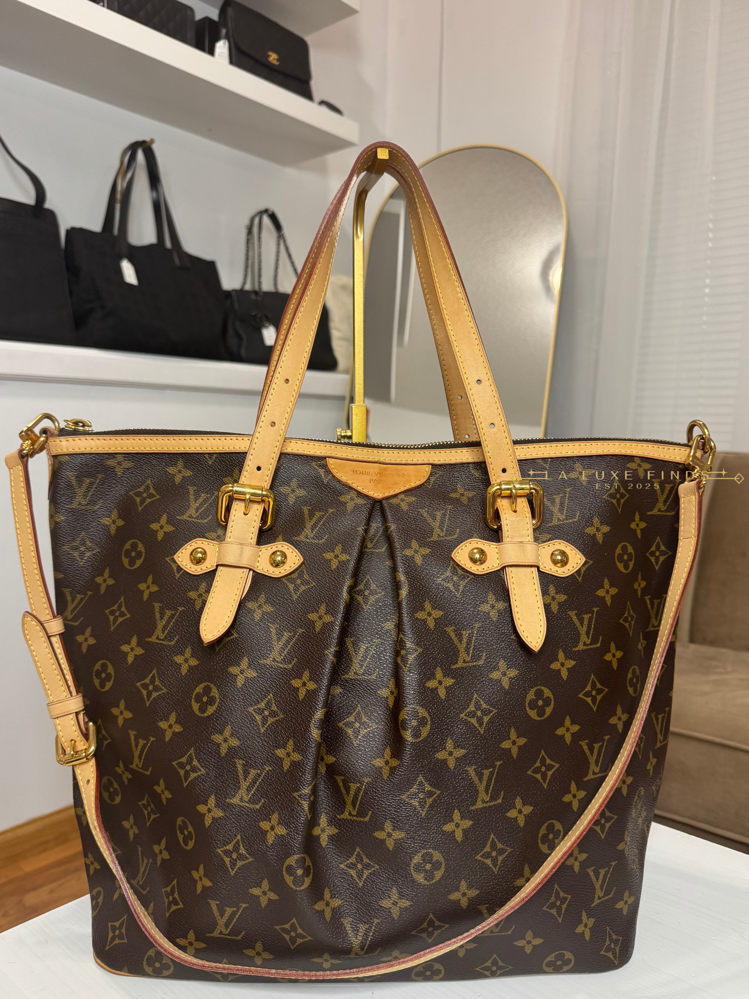 LOUIS VUITTON 2009 Monogram Palermo GM