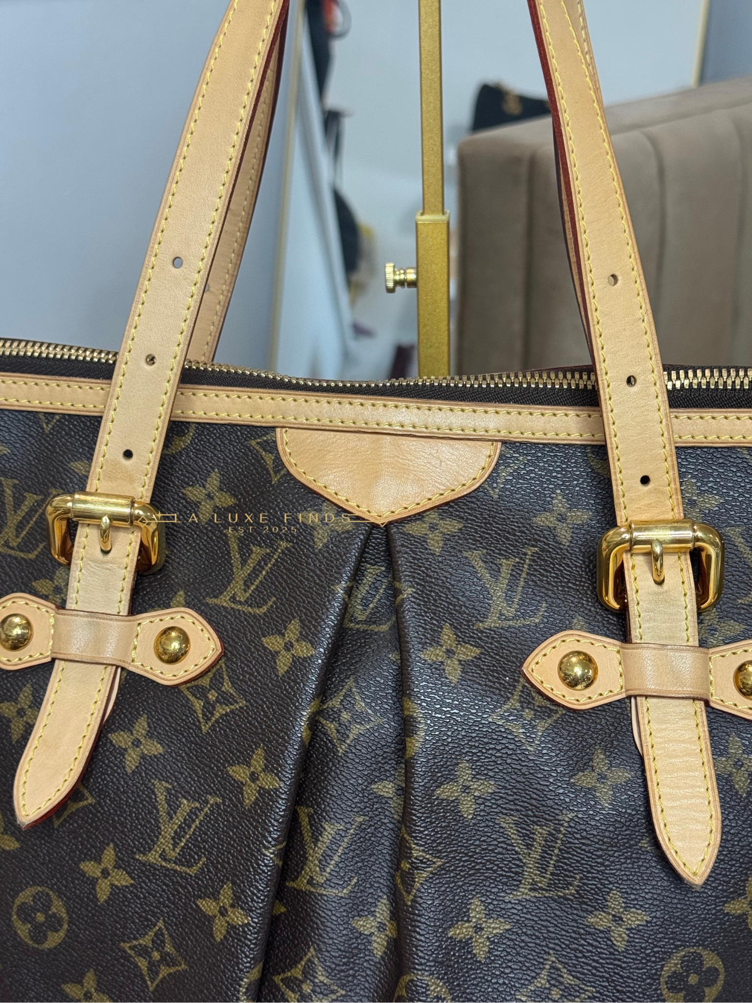 LOUIS VUITTON 2009 Monogram Palermo GM
