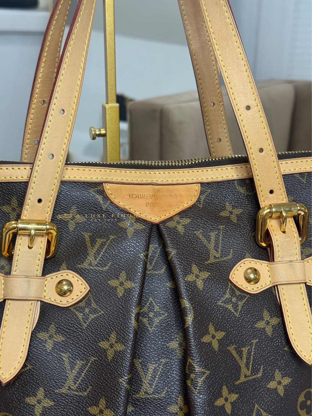 LOUIS VUITTON 2009 Monogram Palermo GM