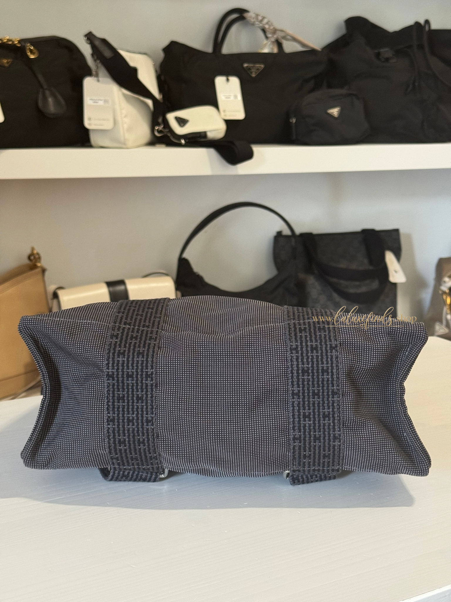 HERMES Toile Herline Backpack