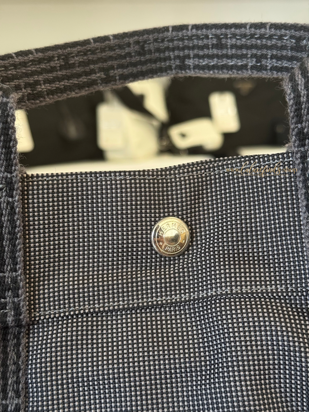HERMES Toile Herline Backpack