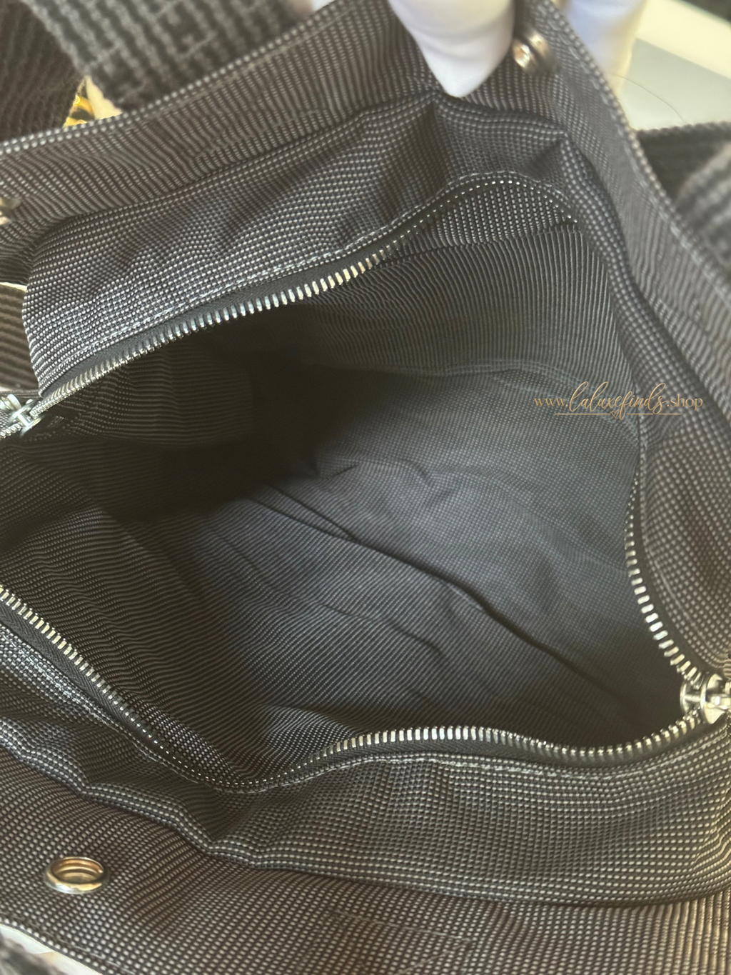 HERMES Toile Herline Backpack