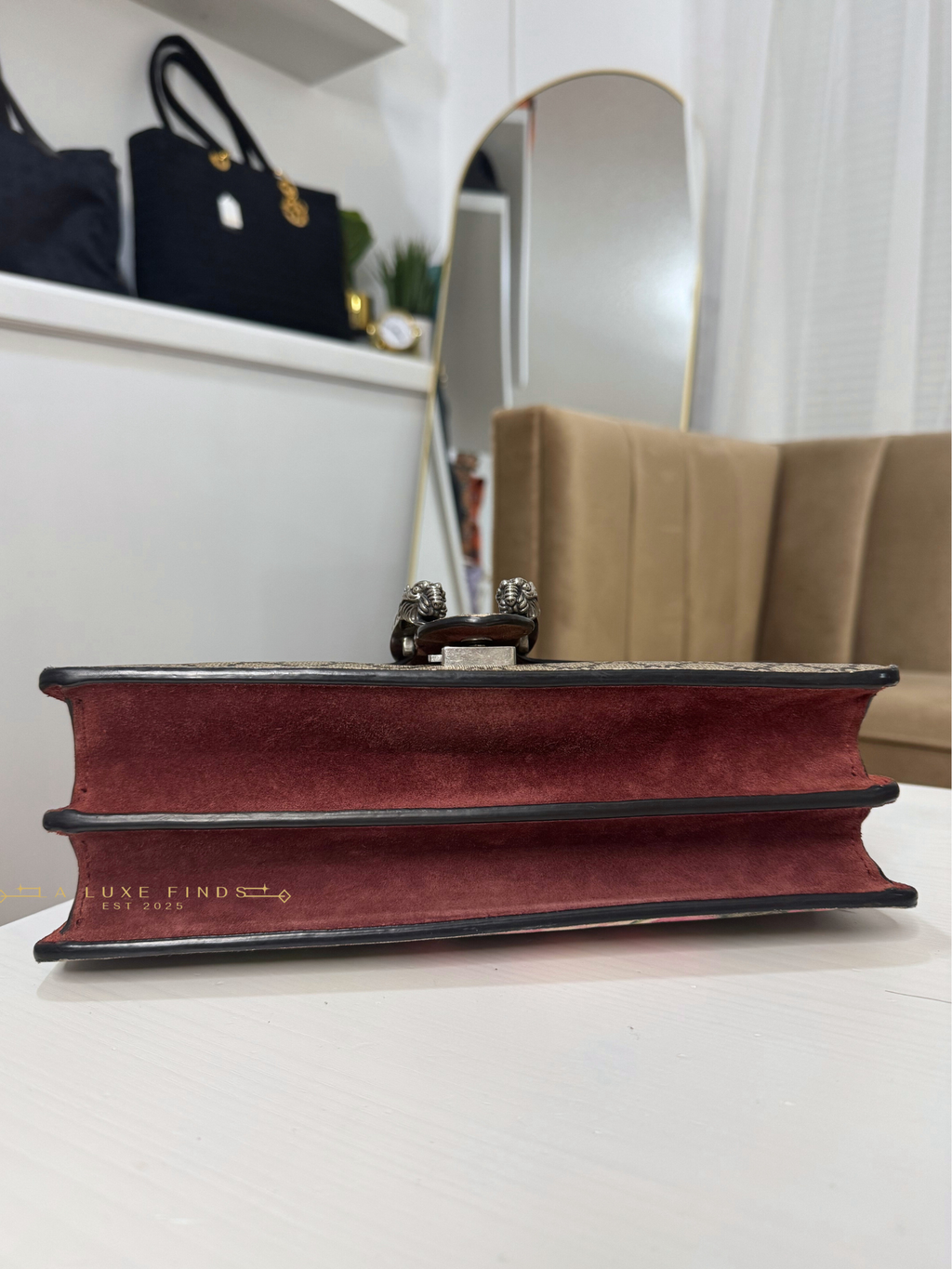 GUCCI Dionysus Bag Blooms Print GG Coated Canvas Small