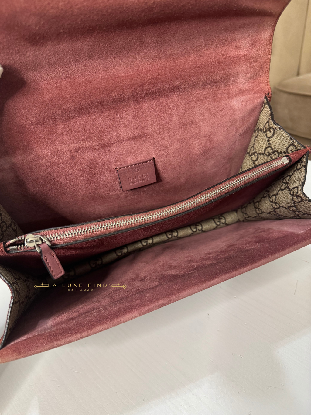 GUCCI Dionysus Bag Blooms Print GG Coated Canvas Small