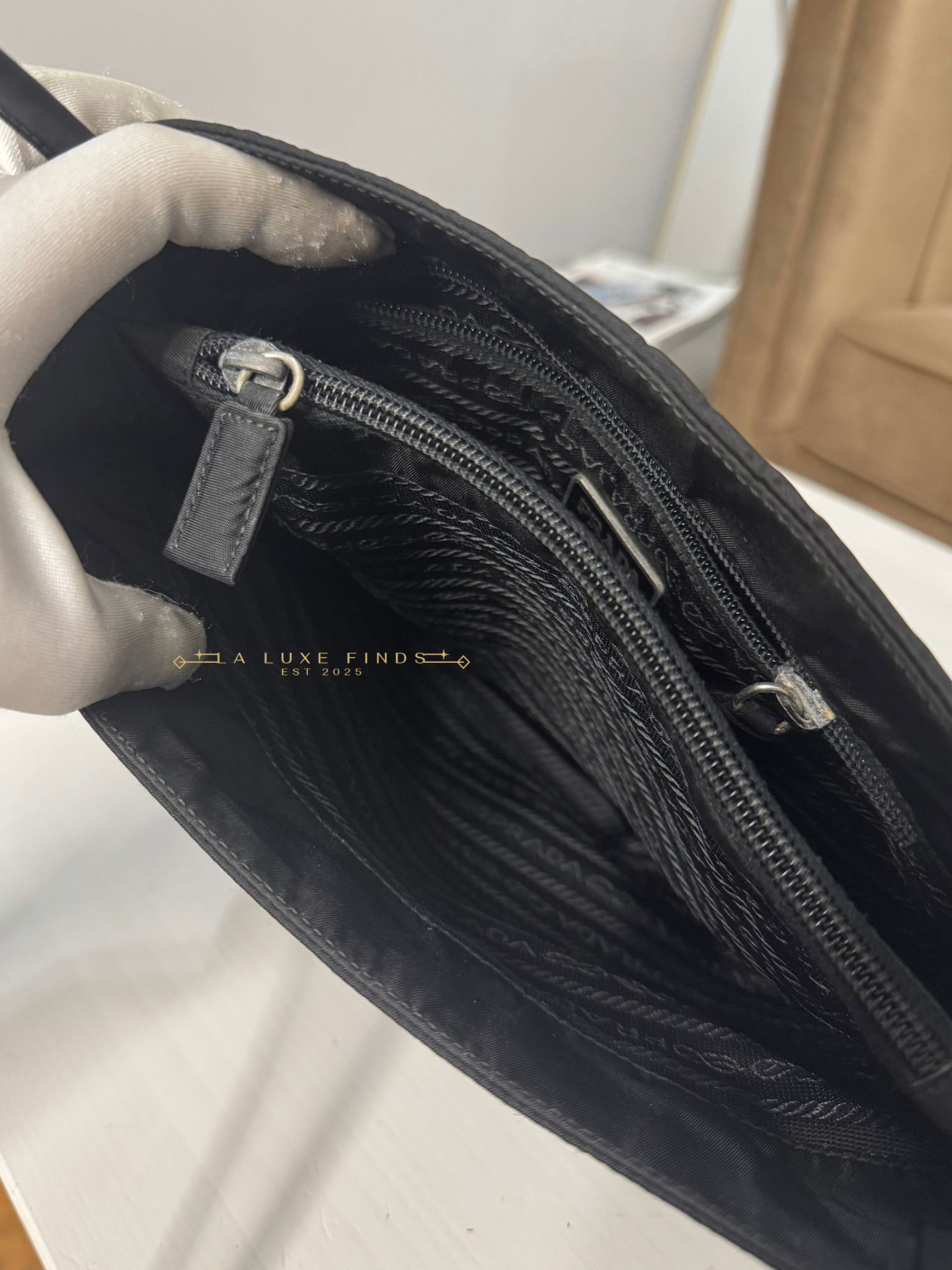 PRADA Tessuto Small Shoulder Bag